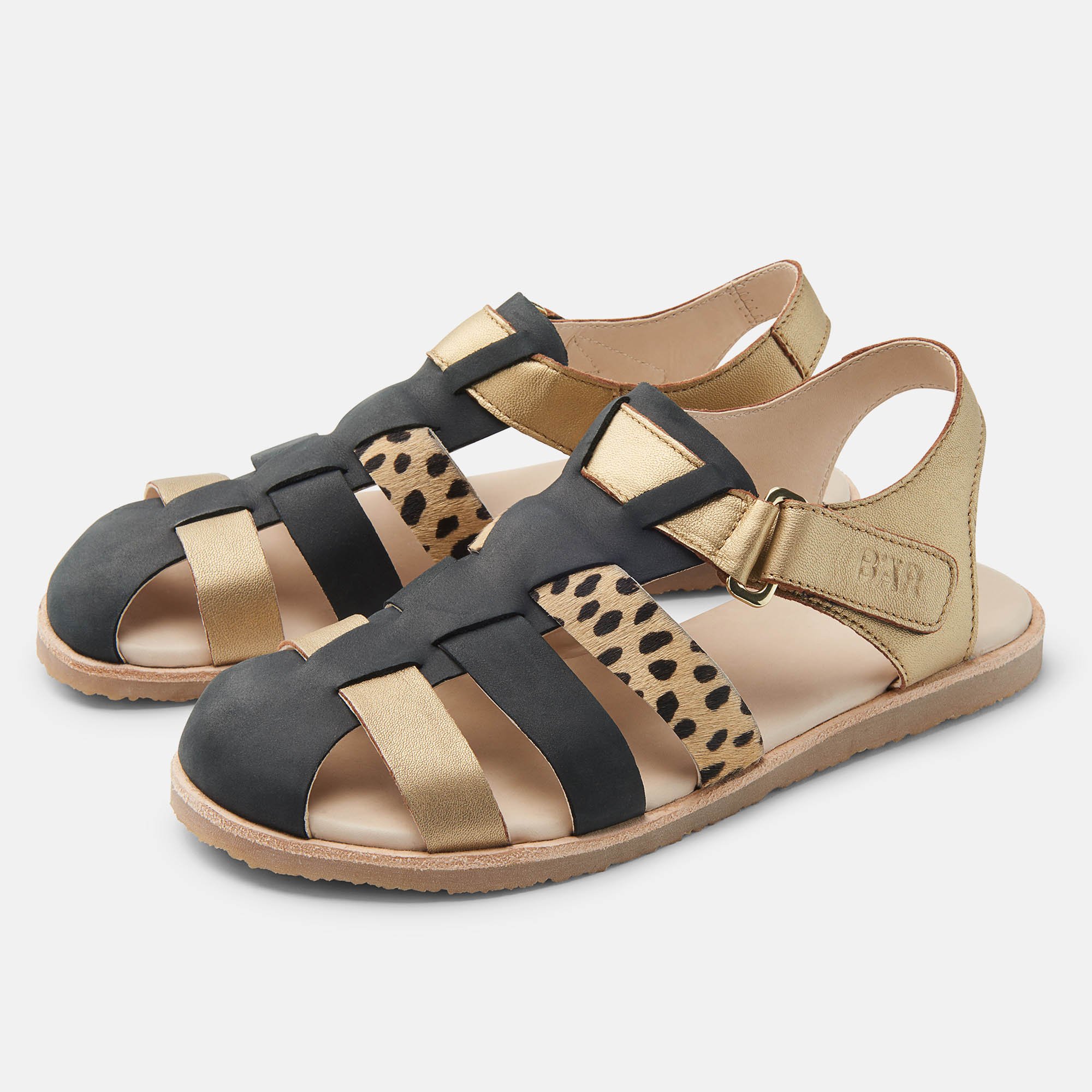 BÄR Schuhe Damenschuhe Demi in leo aus Rindnappa gewachstes, Bedrucktes Kuhfell,Lammnappa - Anlass: Sandaletten (Hauptbild) BÄR Schuhe Damenschuhe Sandaletten Demi leo Rindnappa gewachstes, Bedrucktes Kuhfell,Lammnappa Hauptbild