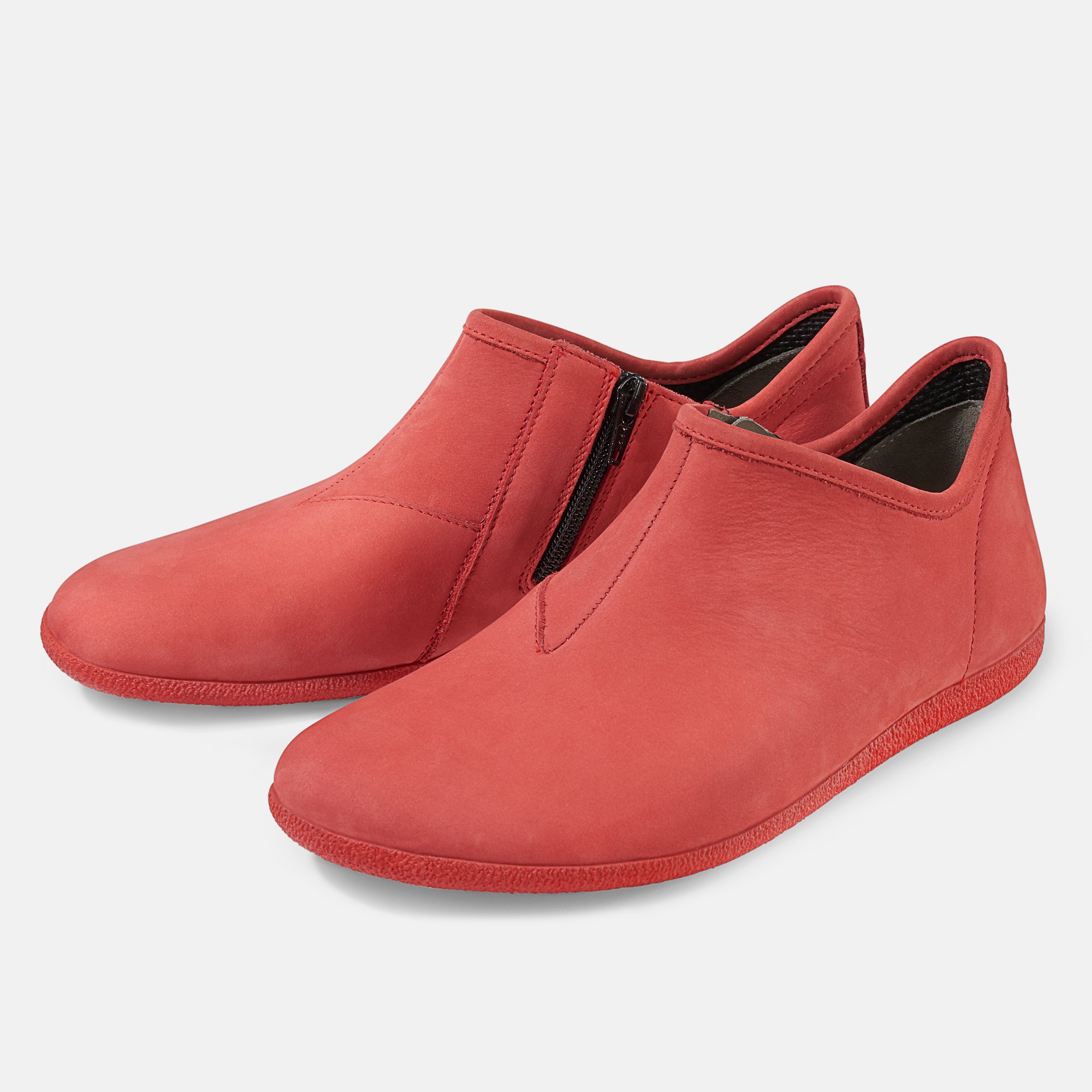 BÄR Schuhe Damenschuhe Lotus in rot aus Kalbnubukleder - Anlass: Freizeitschuhe (Hauptbild) BÄR Schuhe Damenschuhe Freizeitschuhe Lotus rot Kalbnubukleder Hauptbild