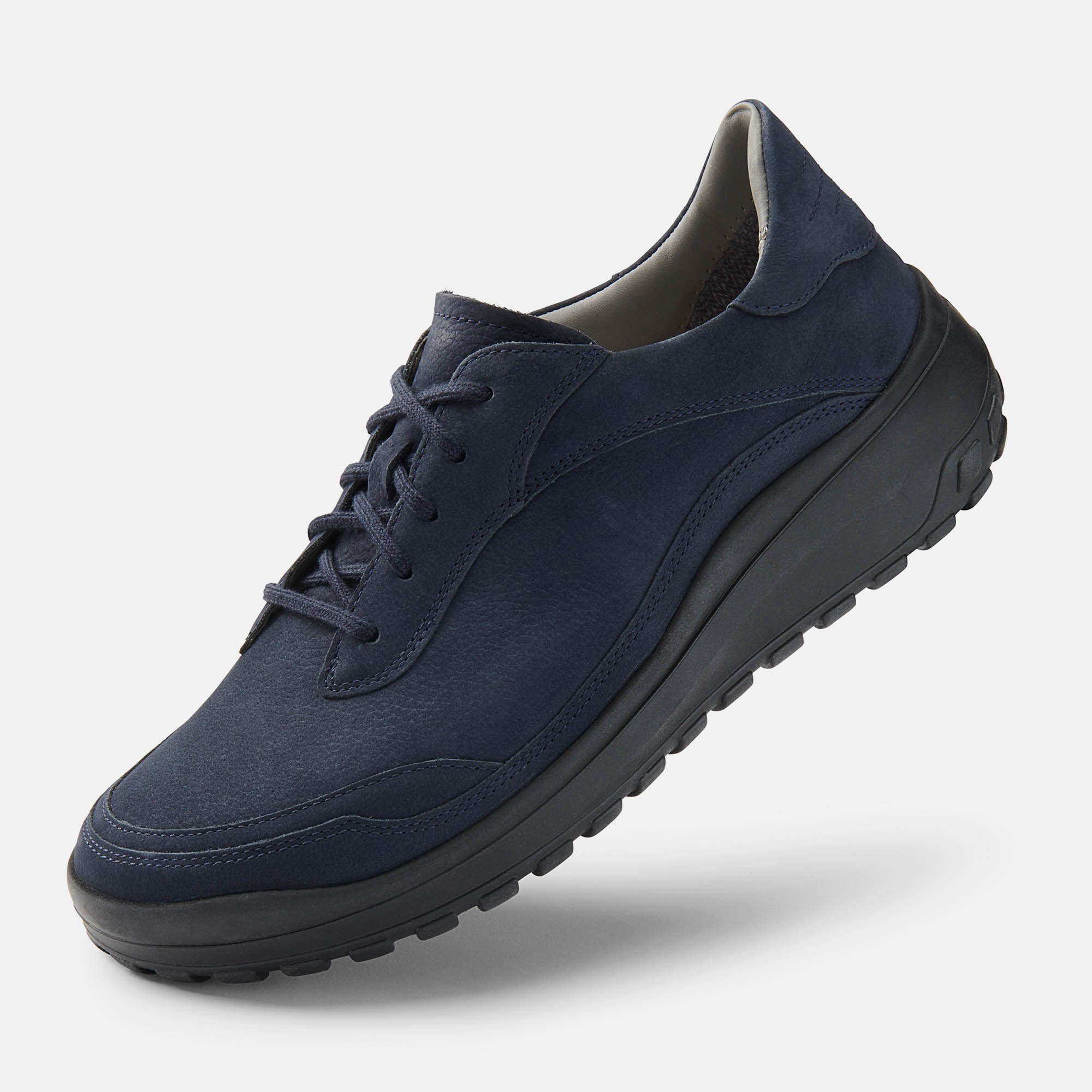 BÄR Schuhe Herrenschuhe Freizeitschuhe Quinn dunkelblau Rindnubukleder Produktbild