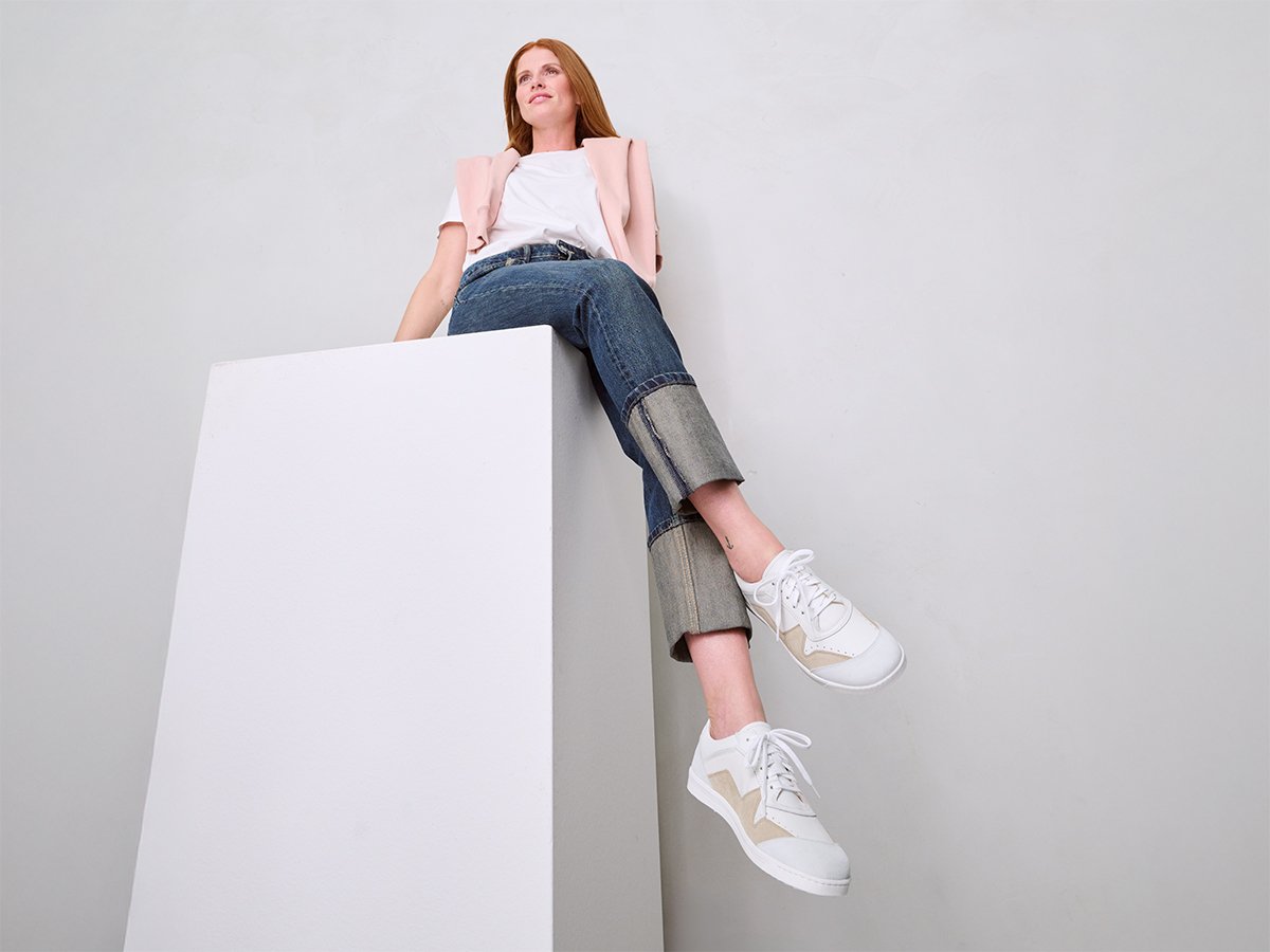 BÄR Schuhe Damenschuhe Alea in weiß/beige aus Kalbnappaleder, Kalbveloursleder - Anlass: Freizeitschuhe (Emotionsbild) BÄR Schuhe Damenschuhe Freizeitschuhe Alea weiß/beige Kalbnappaleder, Kalbveloursleder Emotionsbild