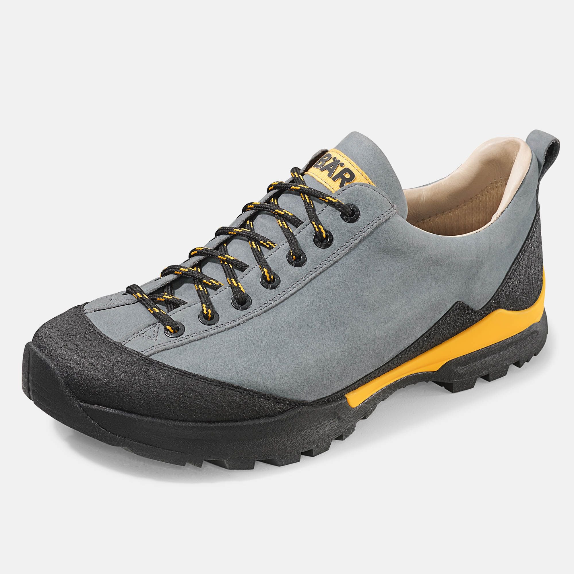 BÄR Schuhe Damenschuhe Bergkomfort Wanderschuh in dunkelgrau aus terracare® Rindnubuk wasserabweisend - Anlass: Wanderschuhe (Produktbild) BÄR Schuhe Damenschuhe Wanderschuhe Bergkomfort Wanderschuh dunkelgrau terracare® Rindnubuk wasserabweisend Produktbild