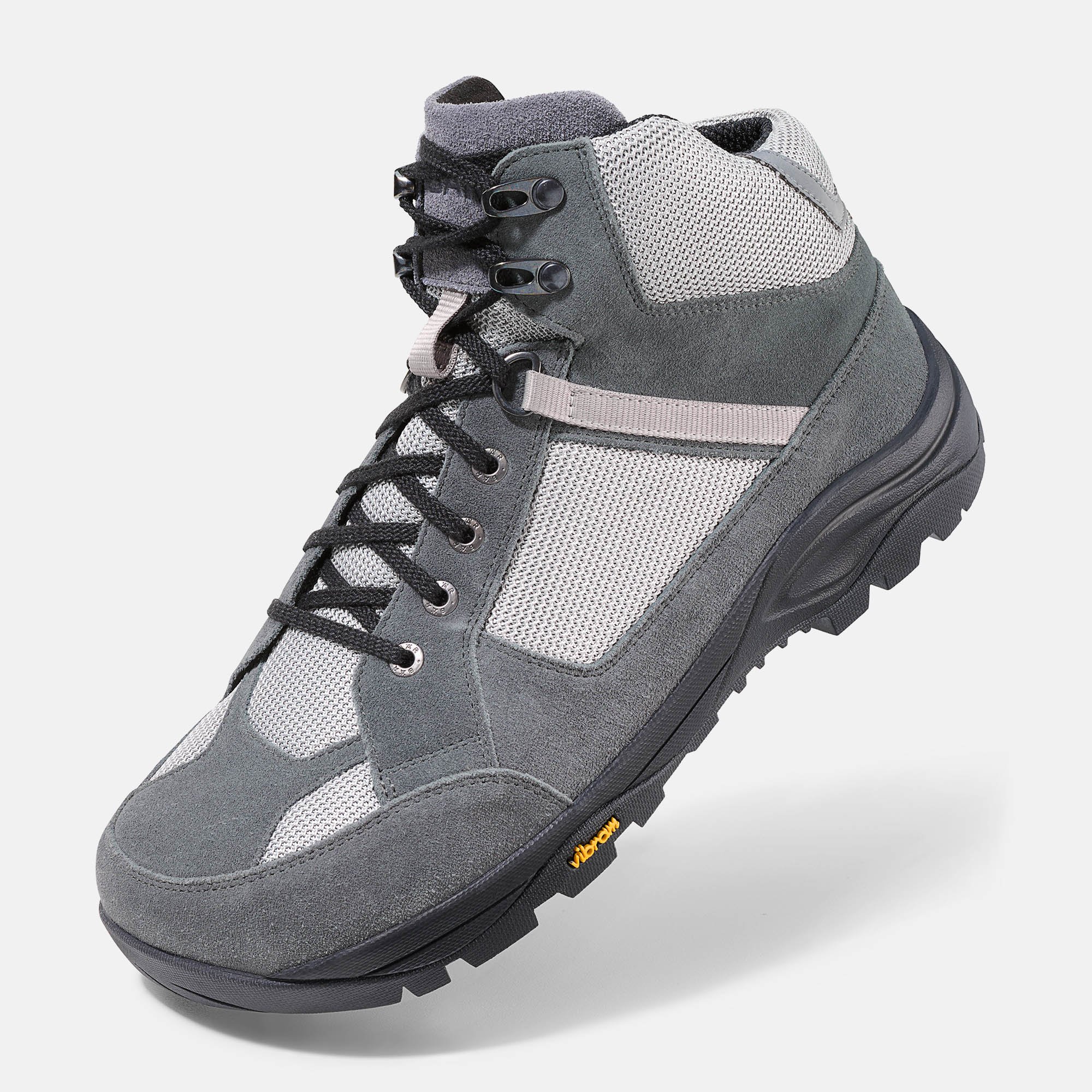 BÄR Schuhe Unisexschuhe Innsbruck in grau aus Rindveloursleder wasserabweisend, Funktionstextil - Anlass: Wanderstiefel (Produktbild) BÄR Schuhe Unisexschuhe Wanderstiefel Innsbruck grau Rindveloursleder wasserabweisend, Funktionstextil Produktbild