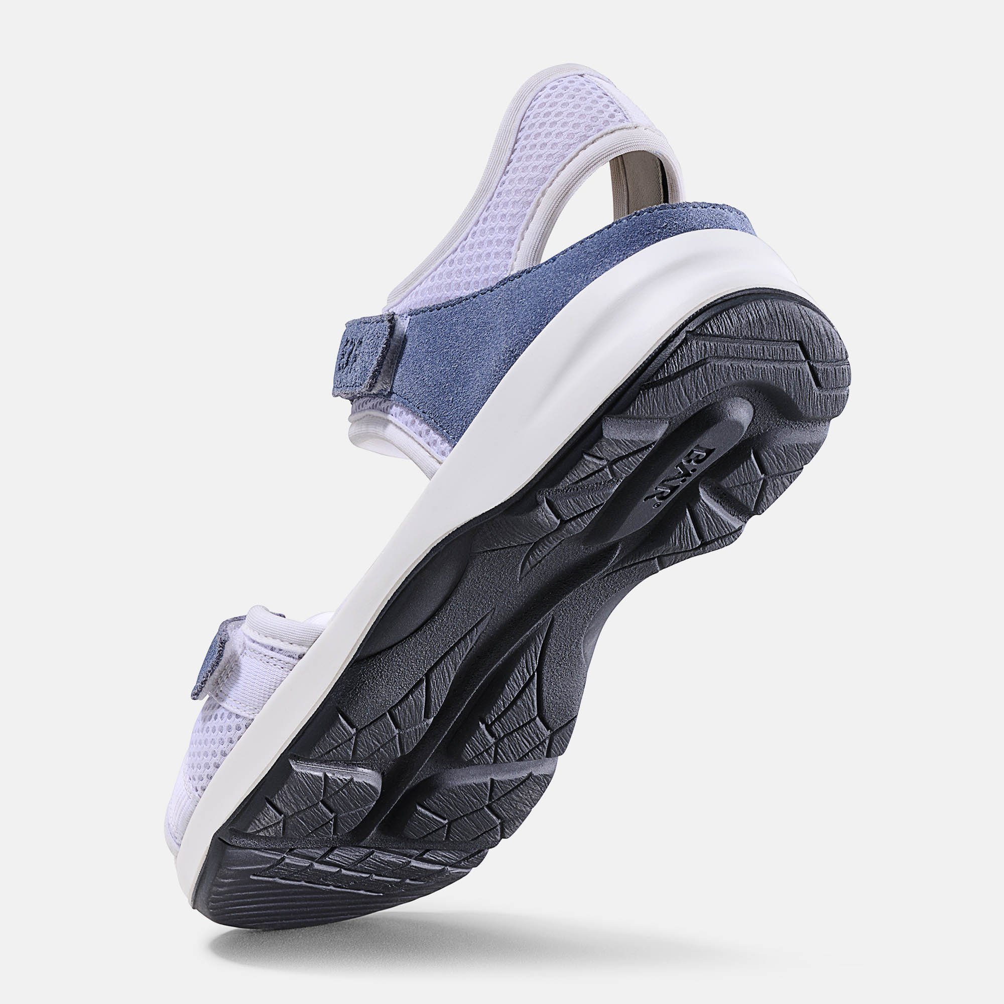 BÄR Schuhe Damenschuhe Jandia 2.0 in weiß/jeans aus Textil, Kalbvelourleder,Neopren - Anlass: Alltag (Seitenansicht) BÄR Schuhe Damenschuhe Alltag Jandia 2.0 weiß/jeans Textil, Kalbvelourleder,Neopren Seitenansicht