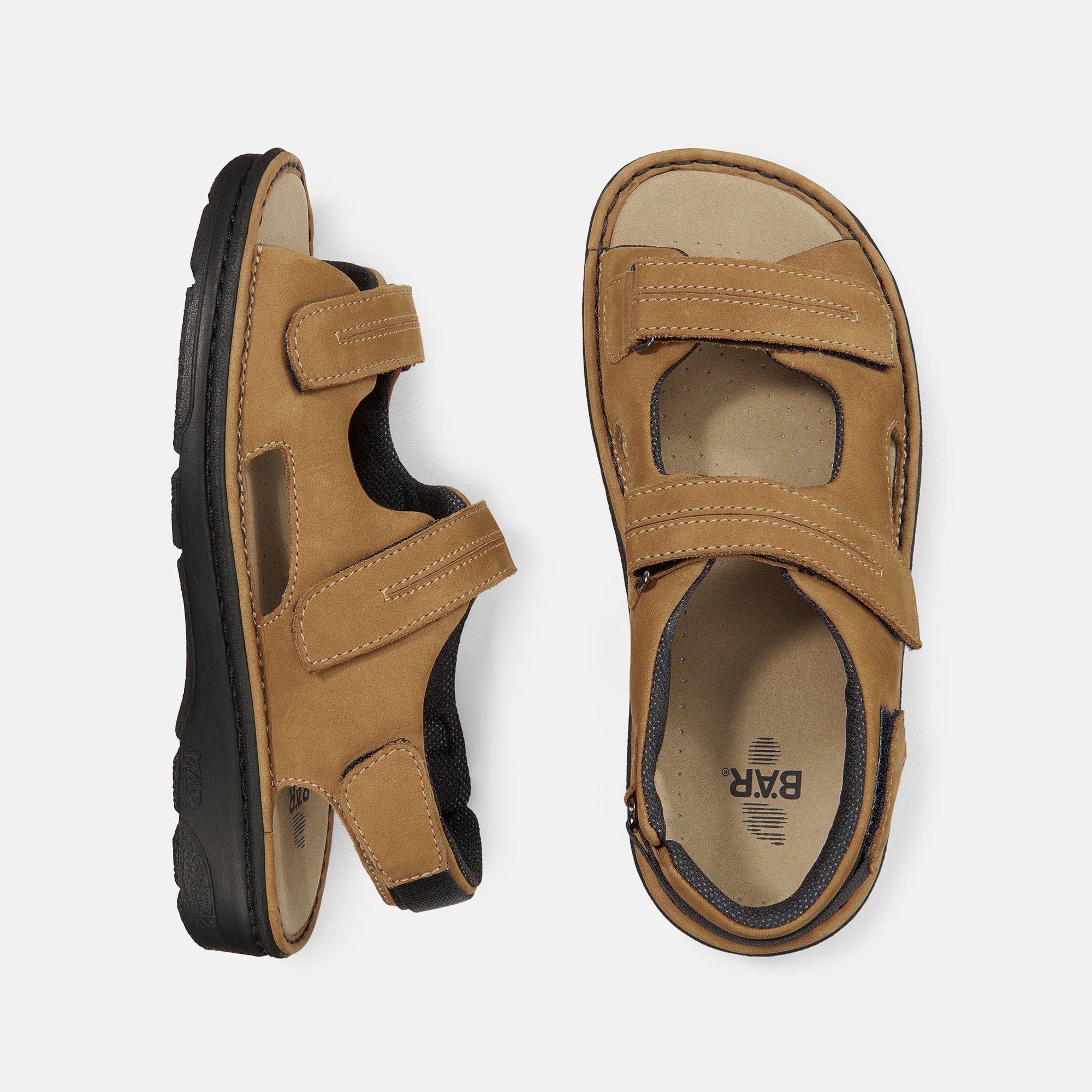 BÄR Schuhe Herrenschuhe Canyon in schlamm aus Rindnubukleder - Anlass: Freizeitschuhe (Ansicht von oben) BÄR Schuhe Herrenschuhe Freizeitschuhe Canyon schlamm Rindnubukleder Ansicht von oben