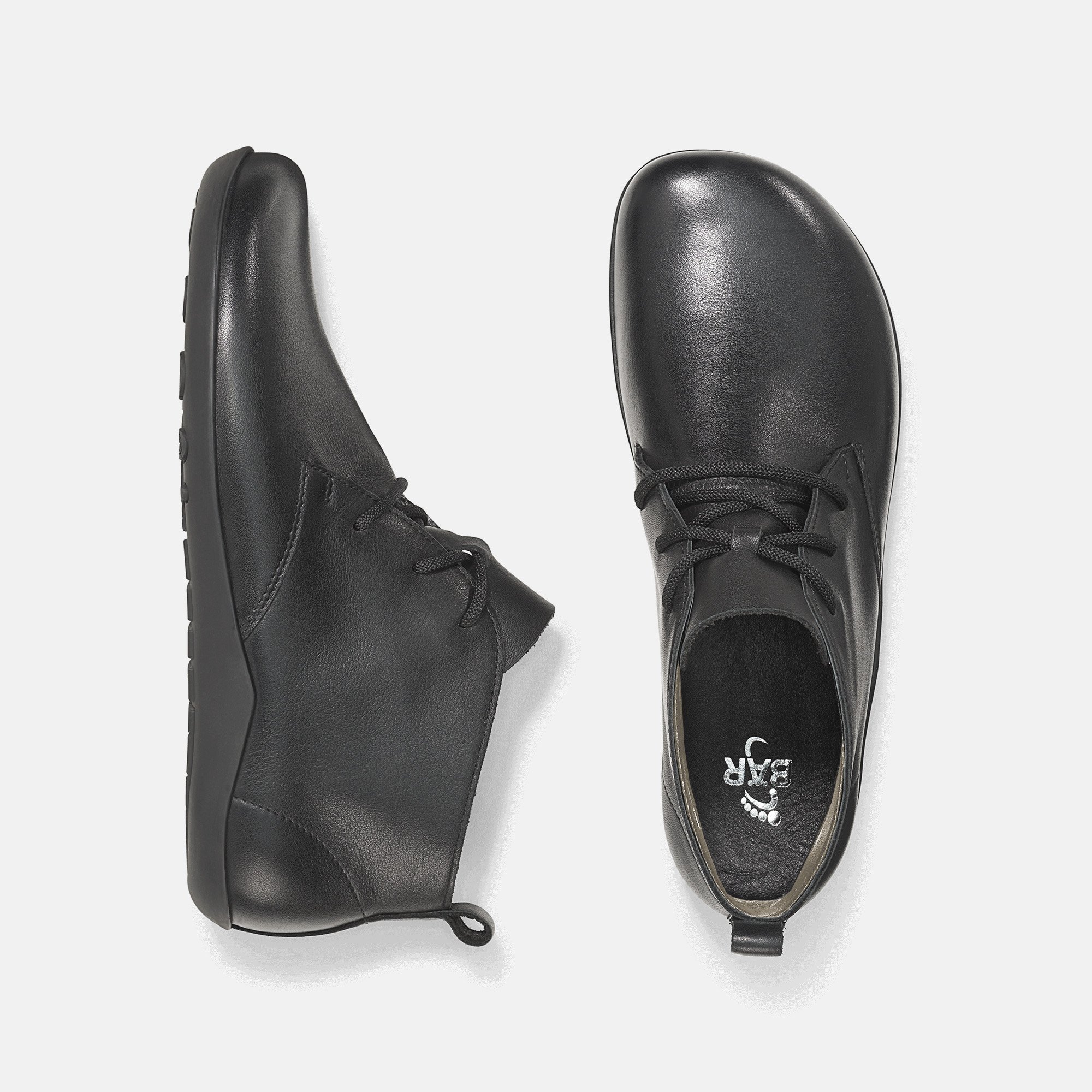 BÄR Schuhe Herrenschuhe Jaden in schwarz aus Rindnappaleder - Anlass: Freizeitschuhe (Ansicht von oben) BÄR Schuhe Herrenschuhe Freizeitschuhe Jaden schwarz Rindnappaleder Ansicht von oben