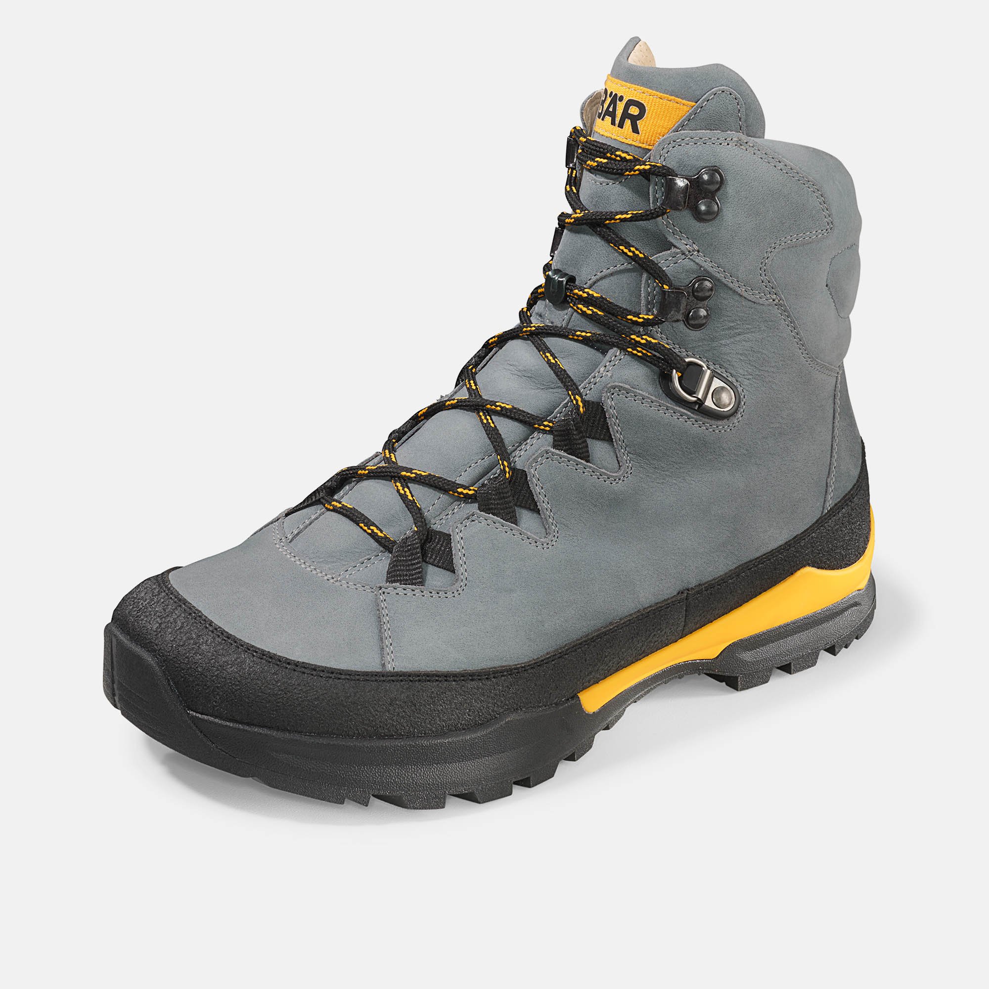 BÄR Schuhe Herrenschuhe Bergkomfort Wanderstiefel 2.0 in dunkelgrau aus terracare® Rindnubuk wasserabweisend - Anlass: Wanderstiefel (Produktbild) BÄR Schuhe Herrenschuhe Wanderstiefel Bergkomfort Wanderstiefel 2.0 dunkelgrau terracare® Rindnubuk wasserabweisend Produktbild