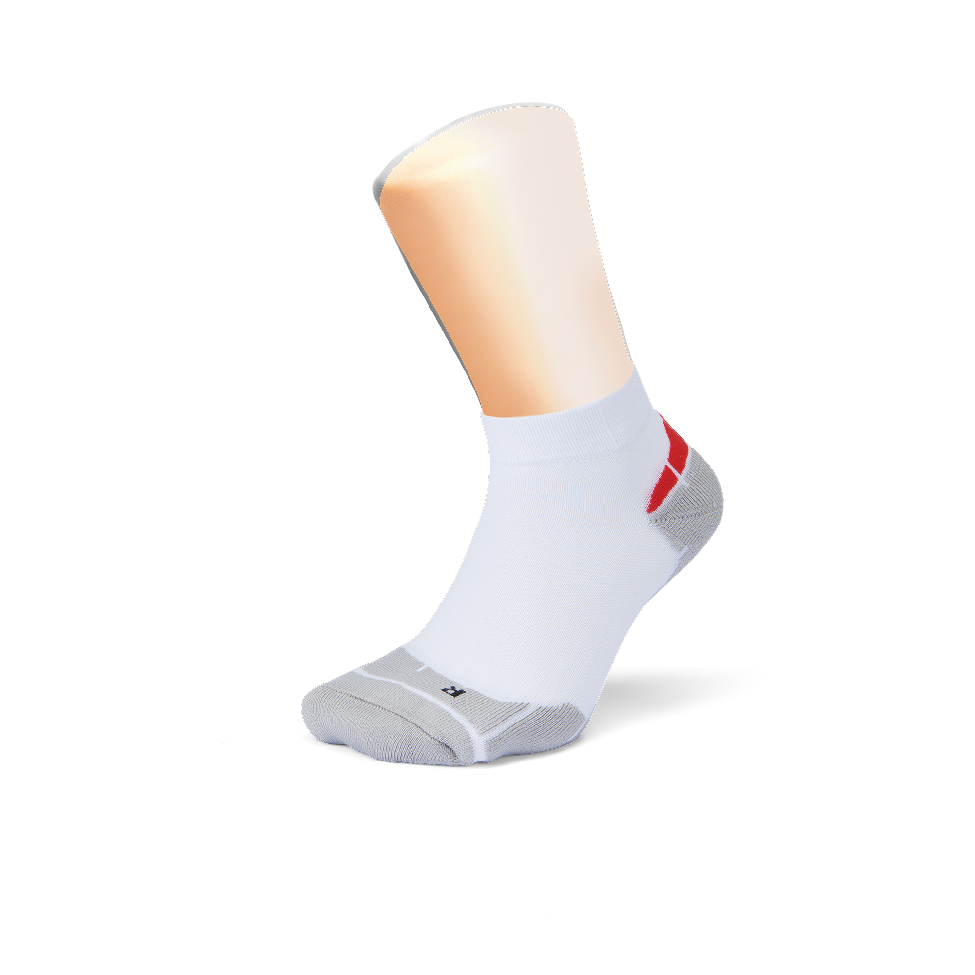 BÄR Schuhe Funktions-Sportsocken weiss/grau Hauptbild