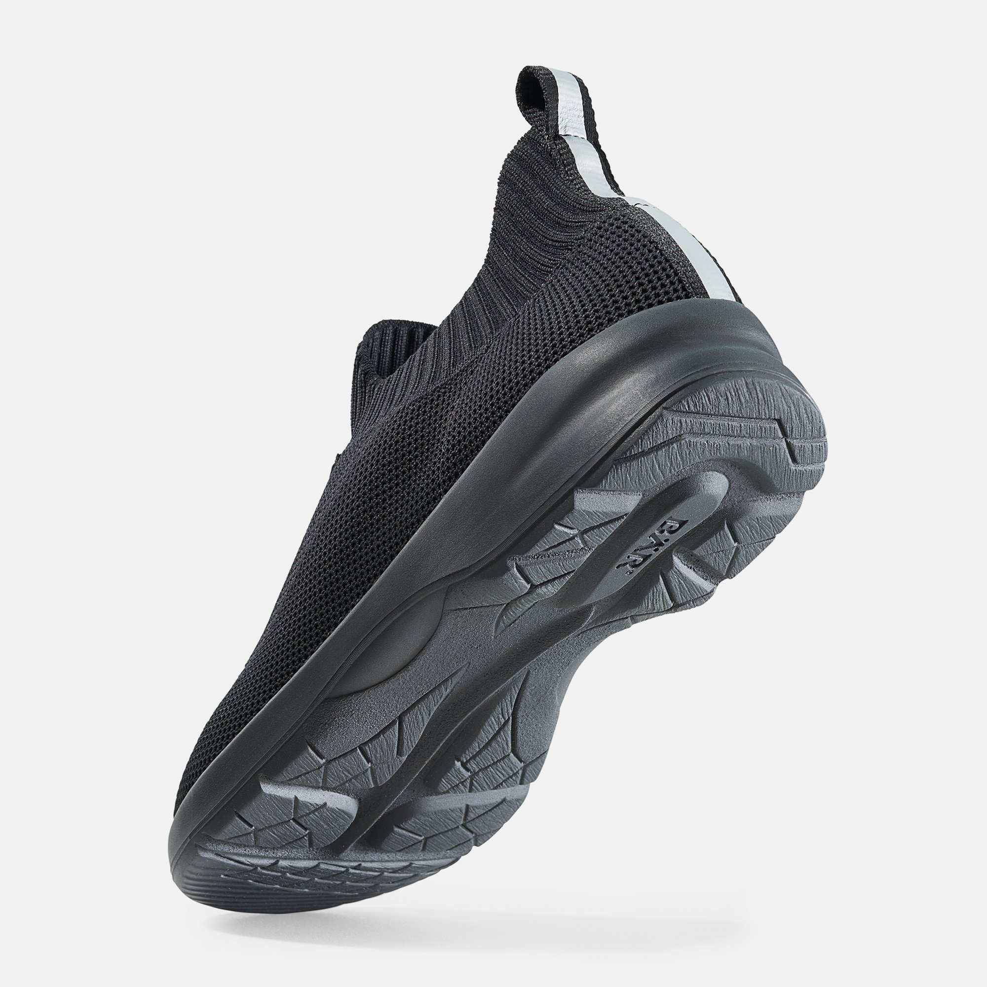 BÄR Schuhe Herrenschuhe Riley in schwarz aus Textilstrick aus Polyester und PU - Anlass: Freizeitschuhe (Seitenansicht) BÄR Schuhe Herrenschuhe Freizeitschuhe Riley schwarz Textilstrick aus Polyester und PU Seitenansicht