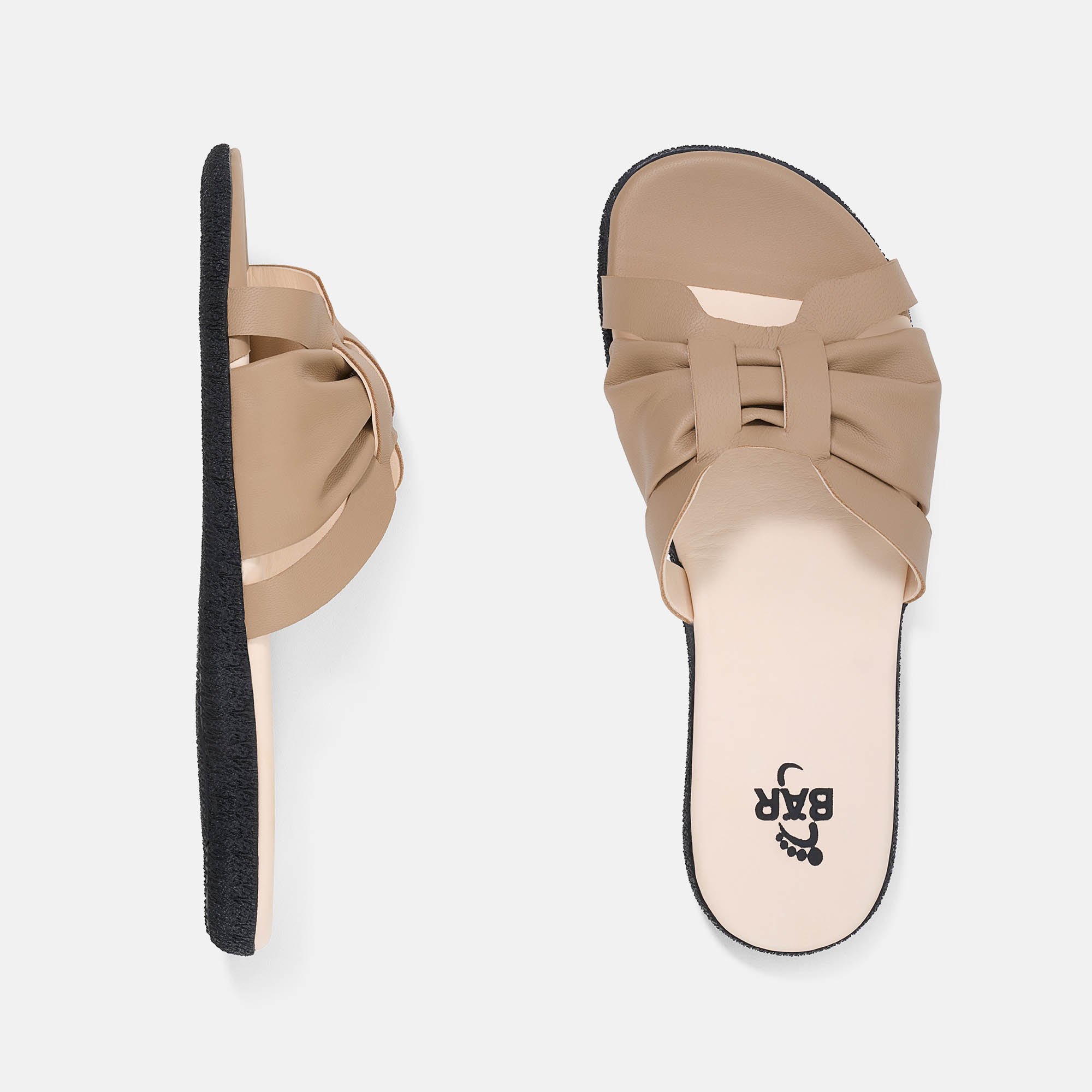 BÄR Schuhe Damenschuhe Tiana in taupe aus Lammnappaleder - Anlass: Freizeitschuhe (Ansicht von oben) BÄR Schuhe Damenschuhe Freizeitschuhe Tiana taupe Lammnappaleder Ansicht von oben