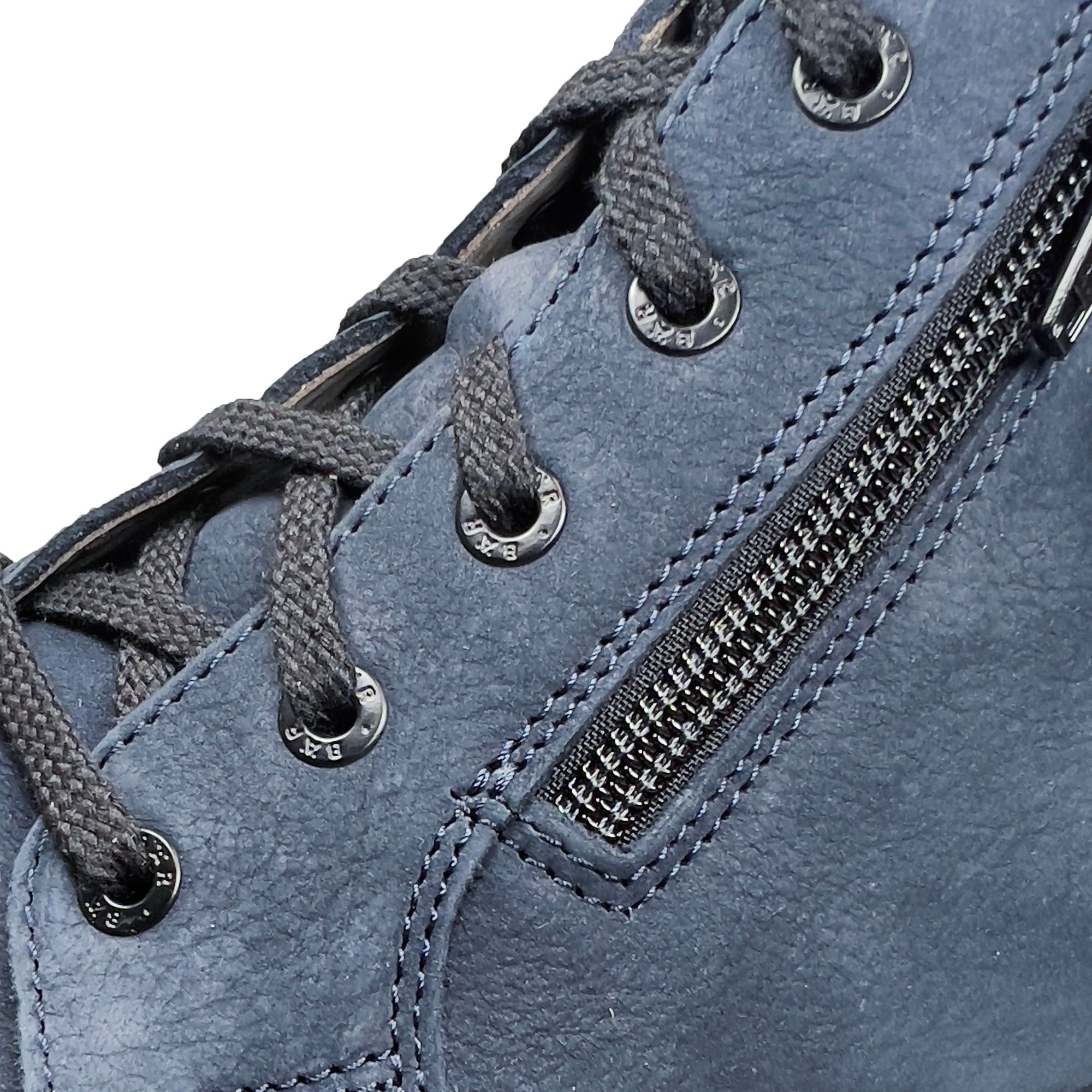 BÄR Schuhe Herrenschuhe Businessschuhe Jan dunkelblau Rindnubukleder wasserabweisend Produktbild