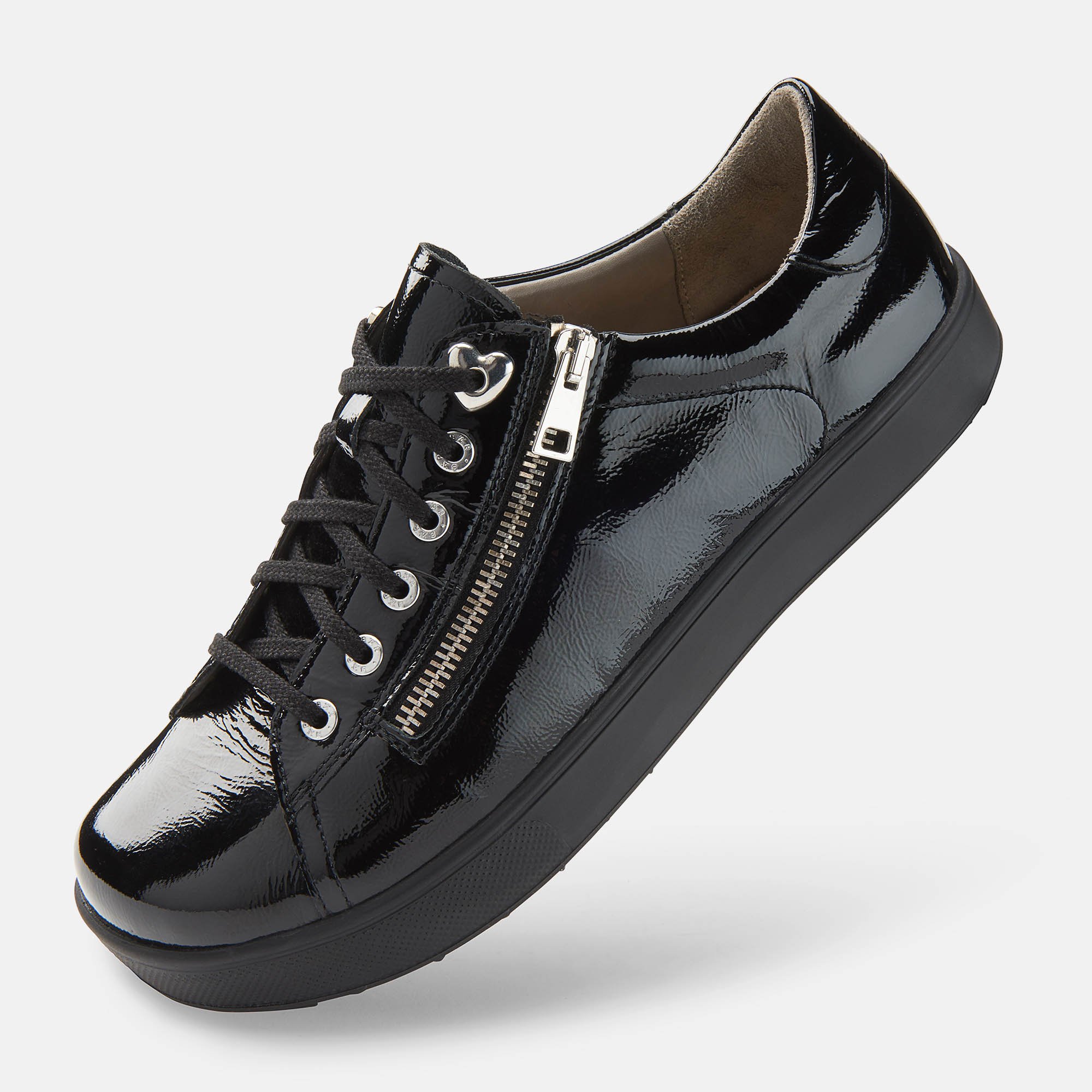 BÄR Schuhe Damenschuhe Margot in schwarz aus Kalblackleder - Anlass: Freizeitschuhe (Produktbild) BÄR Schuhe Damenschuhe Freizeitschuhe Margot schwarz Kalblackleder Produktbild