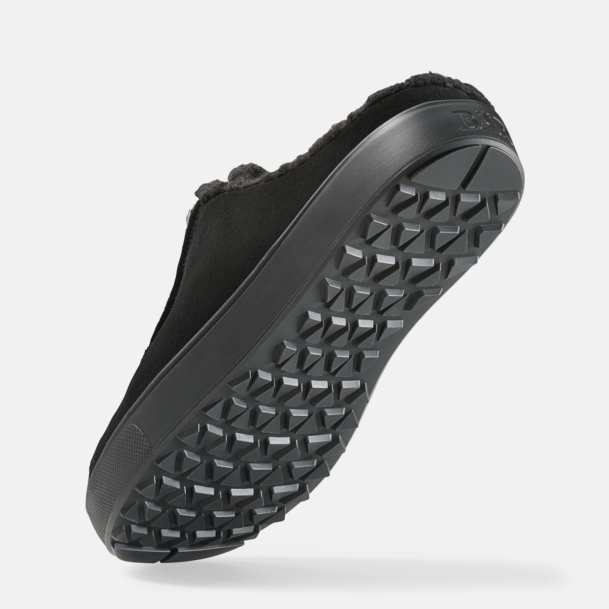 BÄR Schuhe Damenschuhe Freizeitschuhe Ellen-Cozy schwarz Kalbveloursleder wasserabweisend Seitenansicht