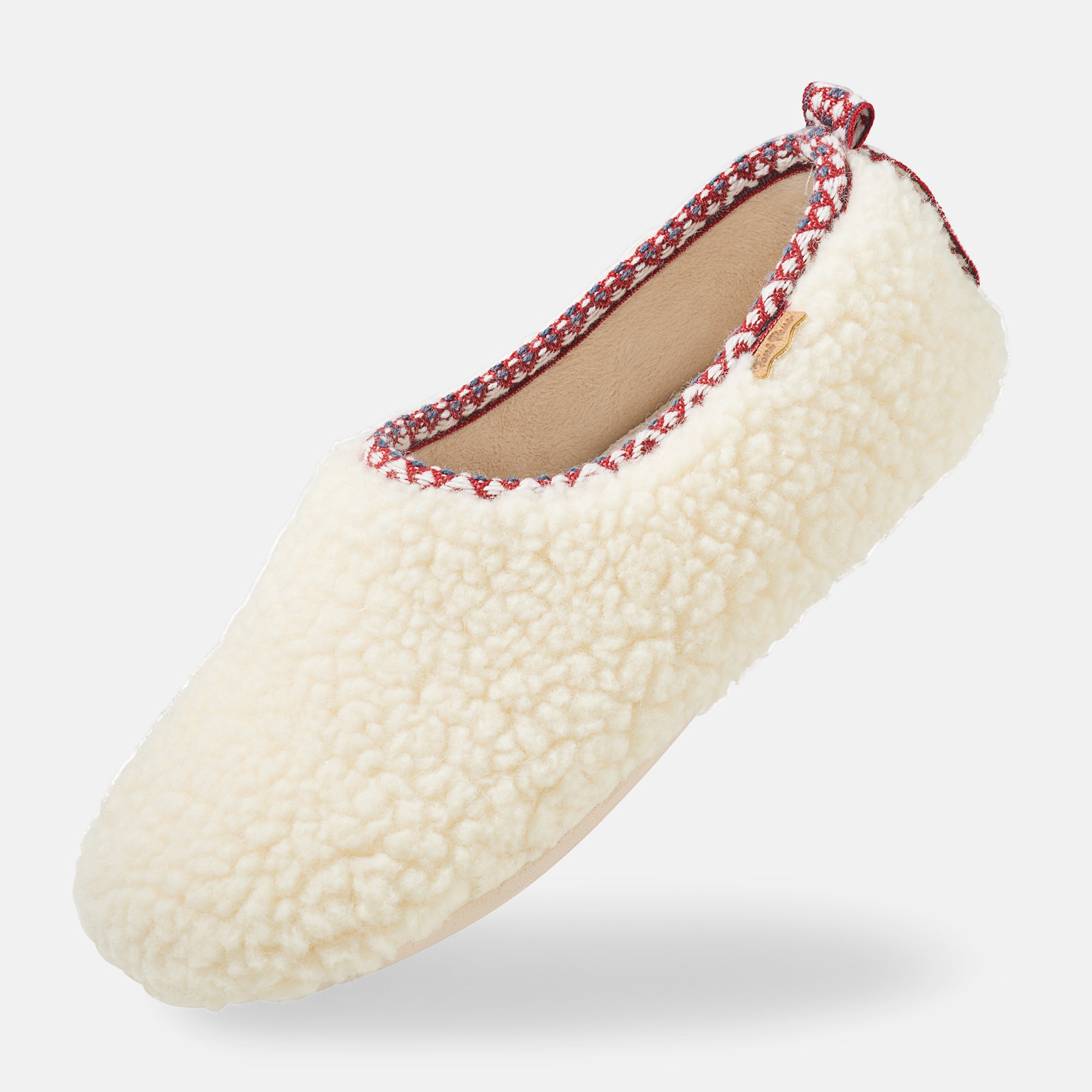 BÄR Schuhe Damenschuhe Moly in creme aus Polyester - Anlass: Hausschuhe (Produktbild) BÄR Schuhe Damenschuhe Hausschuhe Moly creme Polyester Produktbild