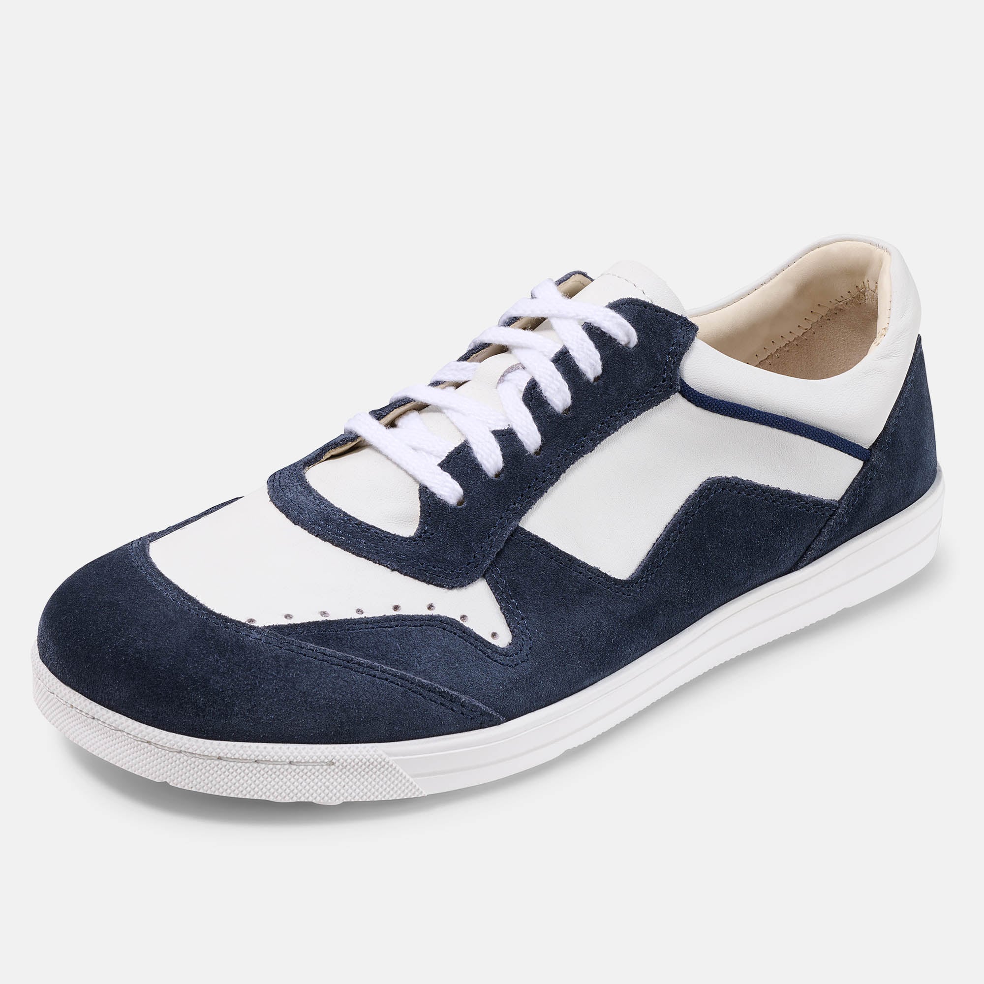 BÄR Schuhe Damenschuhe Freizeitschuhe Alea 2.0 dunkelblau/weiß Kalbnappaleder, Kalbveloursleder Produktbild