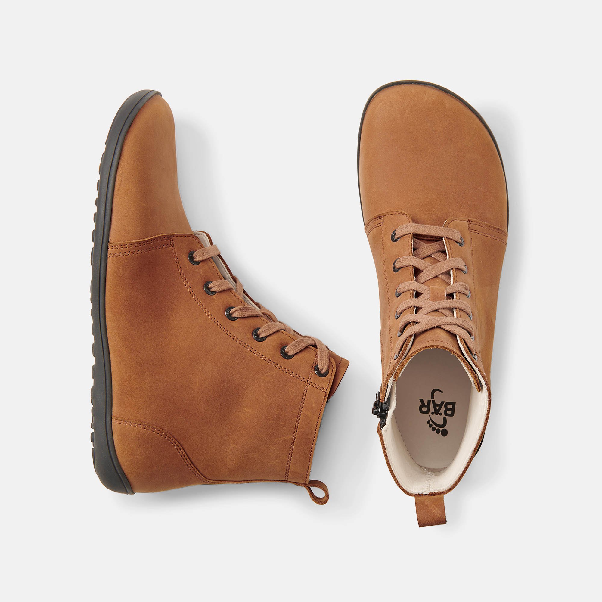 BÄR Schuhe Damenschuhe Julie 2.0 in cognac aus Rindnappaleder gefettet - Anlass: Alltag (Ansicht von oben) BÄR Schuhe Damenschuhe Alltag Julie 2.0 cognac Rindnappaleder gefettet Ansicht von oben