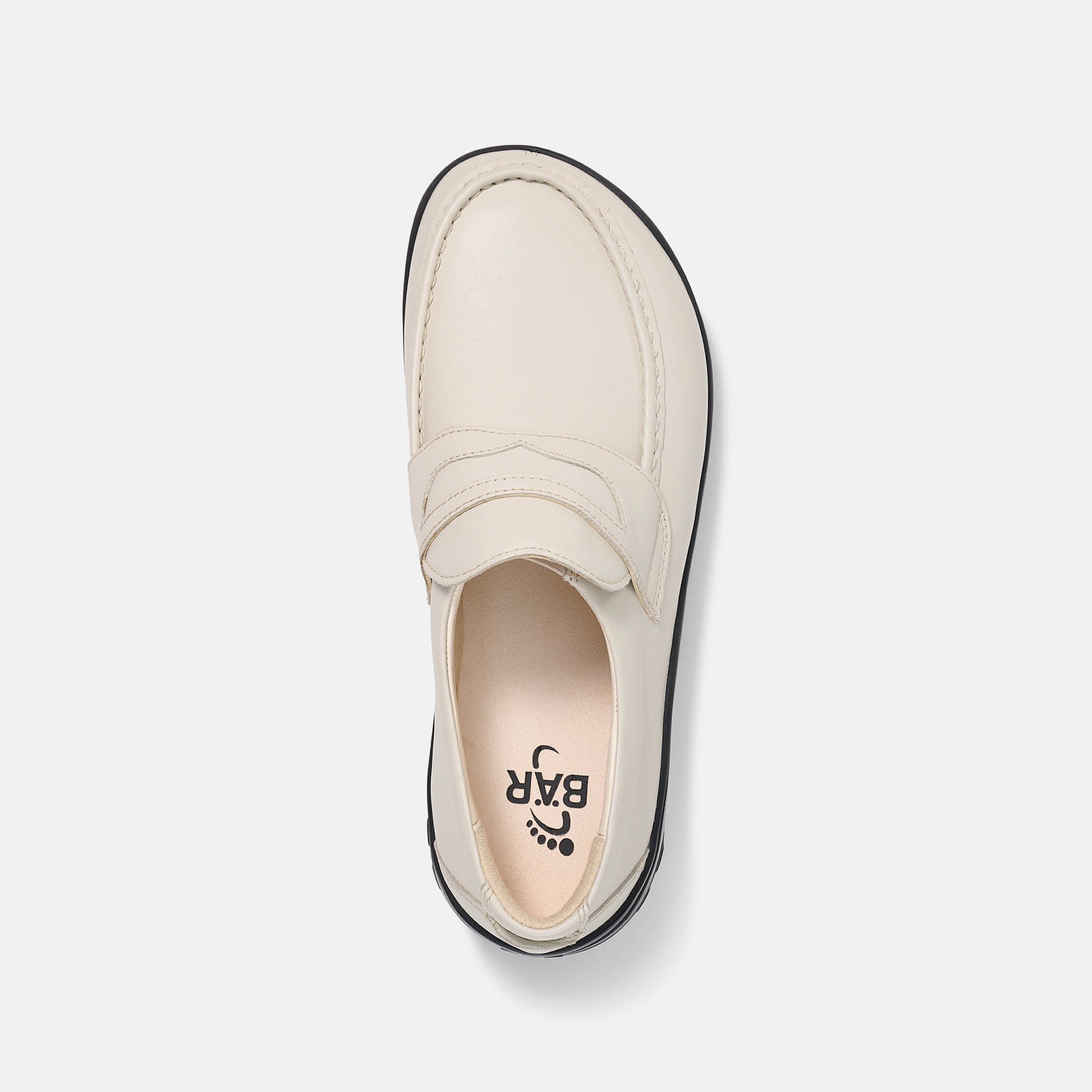 BÄR Schuhe Damenschuhe Freizeitschuhe Nola beige Rindnappaleder gewachst Ansicht von oben