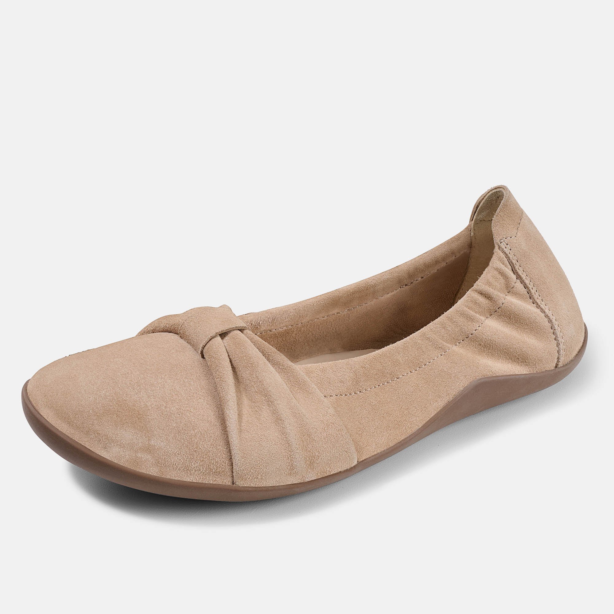 BÄR Schuhe Damenschuhe Elly in taupe aus Ziegenvelours - Anlass: Freizeitschuhe (Produktbild) BÄR Schuhe Damenschuhe Freizeitschuhe Elly taupe Ziegenvelours Produktbild