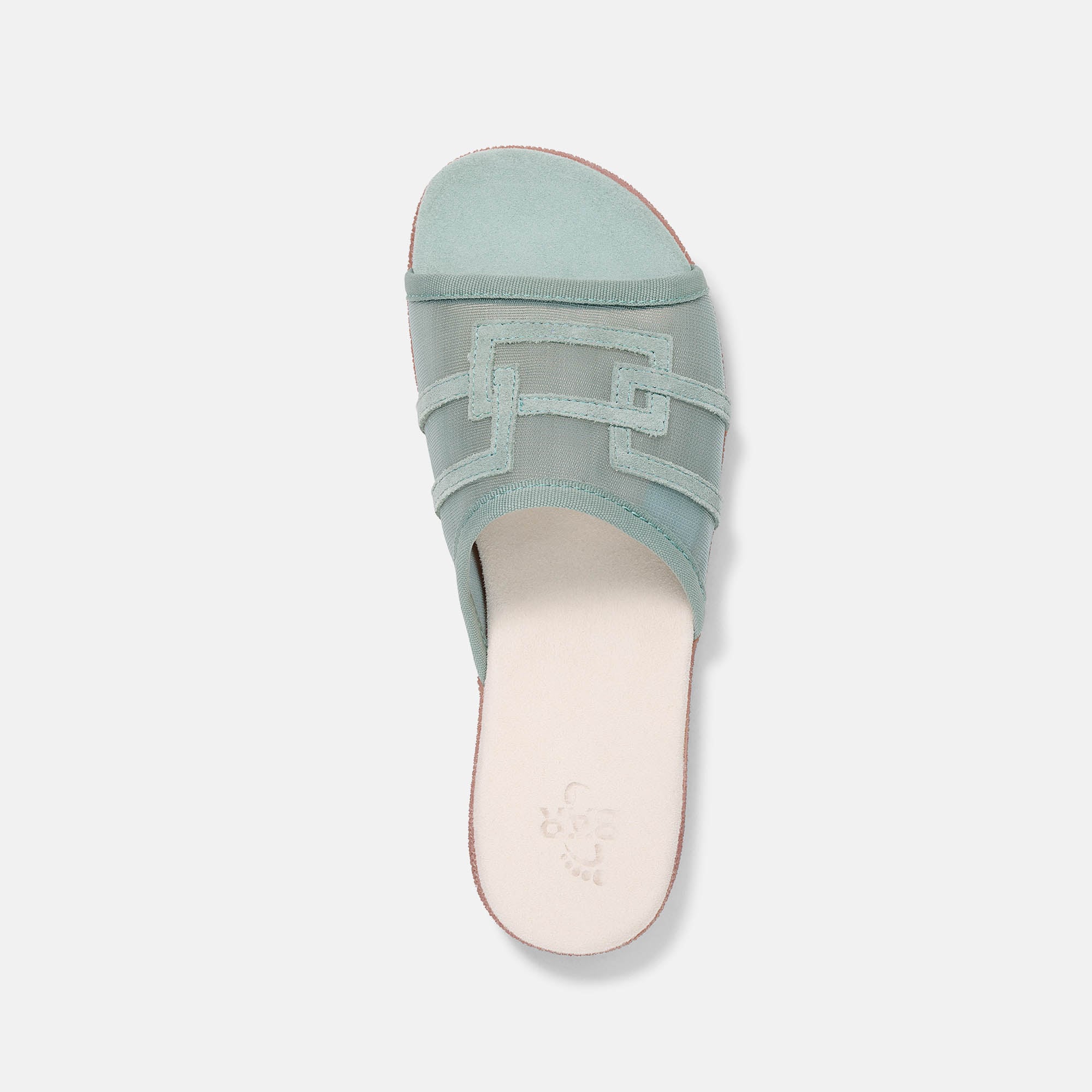 BÄR Schuhe Damenschuhe Freizeitschuhe Beverly mint Kalbveloursleder, Textil Ansicht von oben
