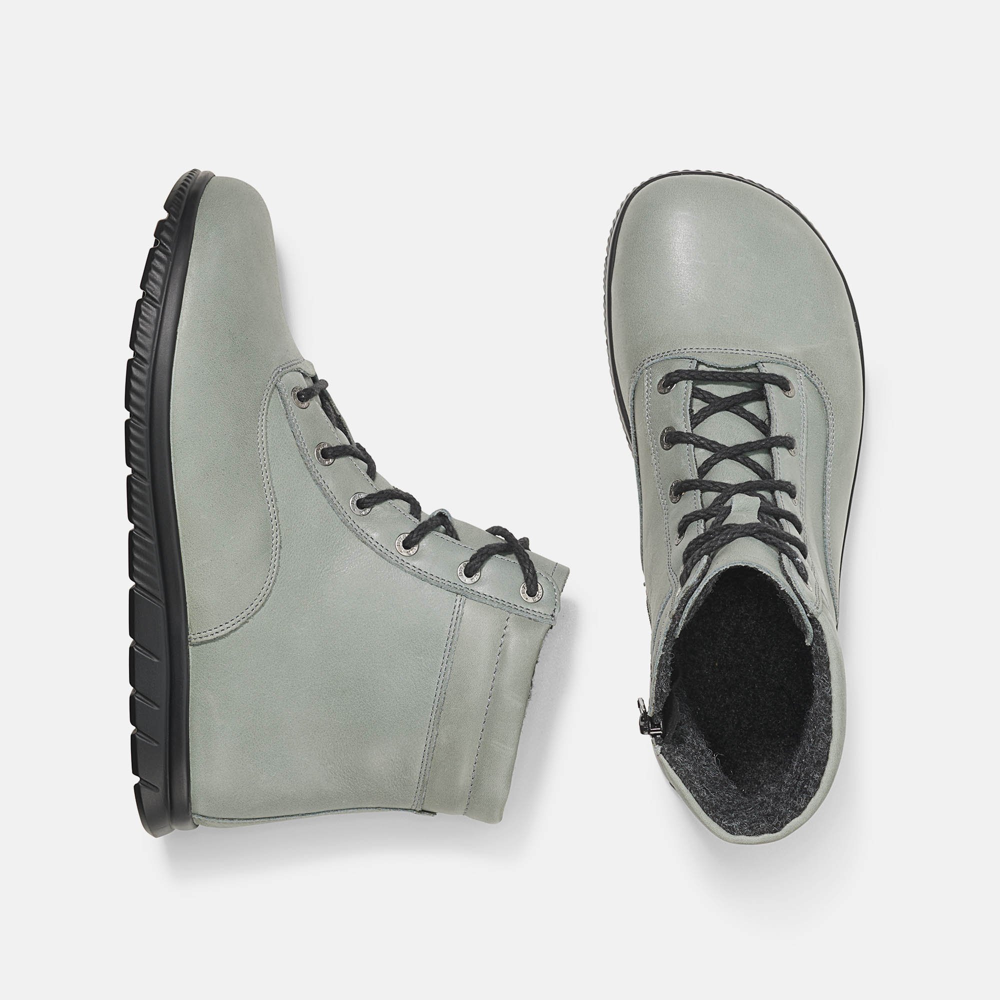 BÄR Schuhe Damenschuhe Nathalie in grau aus Rindnappaleder - Anlass: Freizeitschuhe (Ansicht von oben) BÄR Schuhe Damenschuhe Freizeitschuhe Nathalie grau Rindnappaleder Ansicht von oben