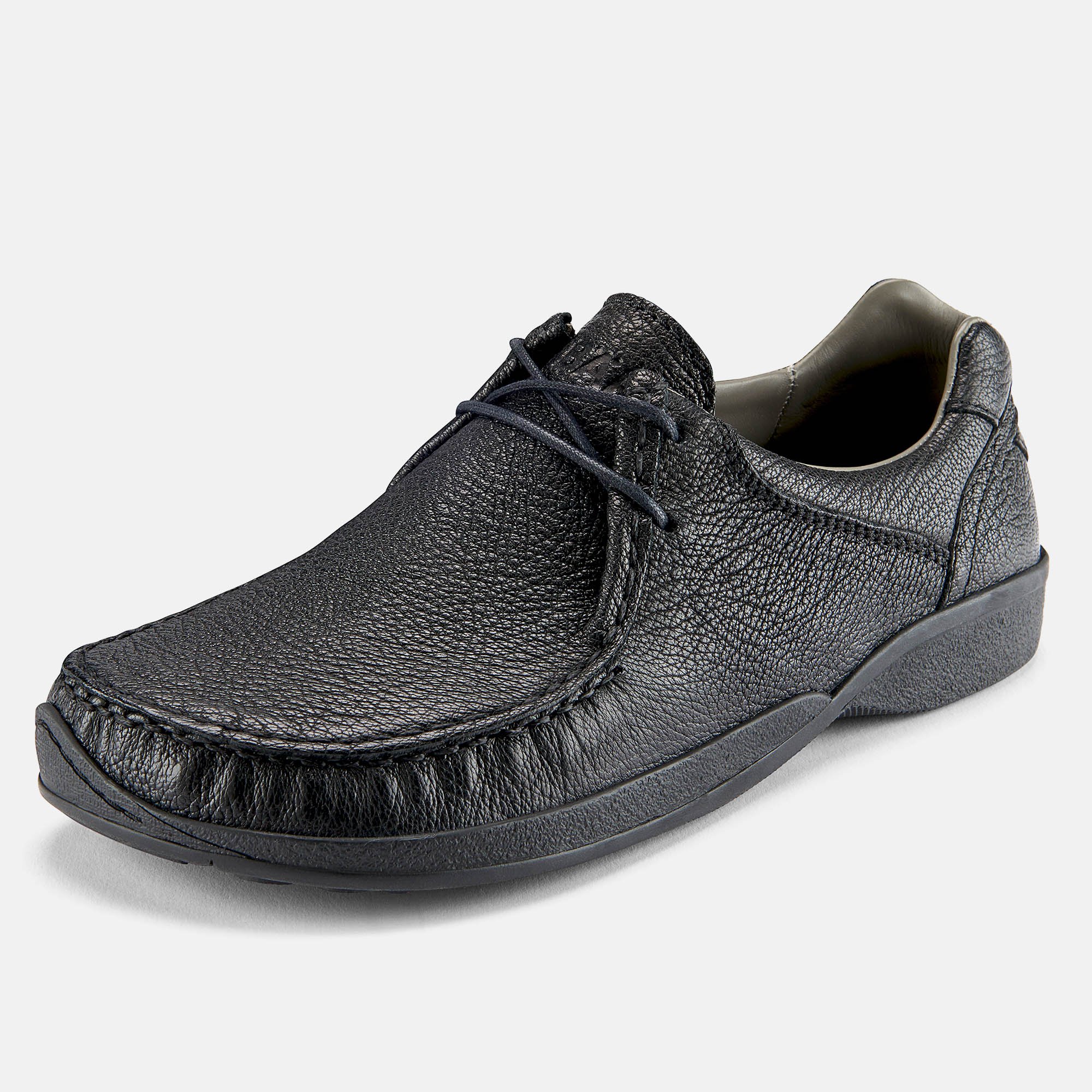BÄR Schuhe Herrenschuhe Agnello in schwarz aus Mufflonleder - Anlass: Freizeitschuhe (Produktbild) BÄR Schuhe Herrenschuhe Freizeitschuhe Agnello schwarz Mufflonleder Produktbild