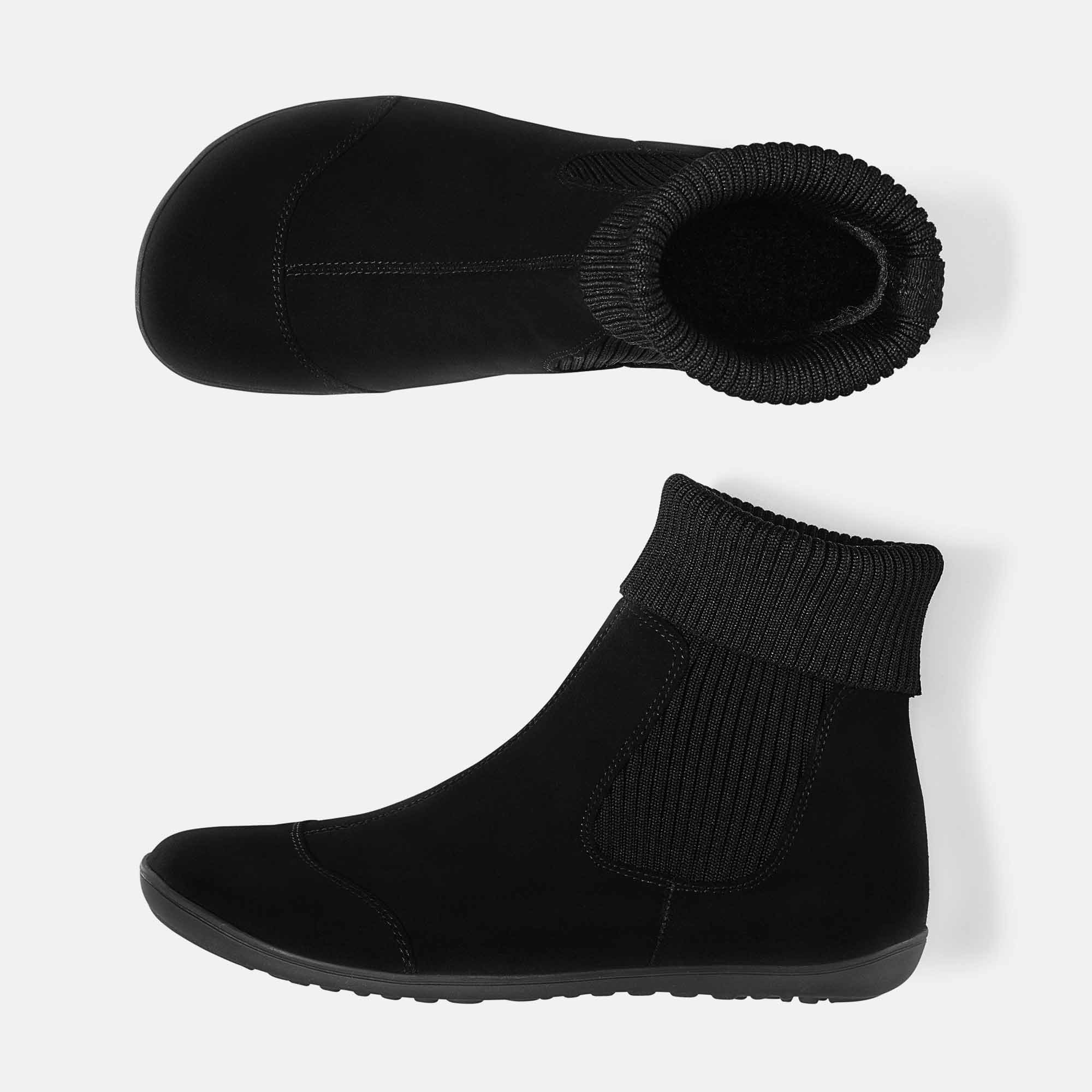 BÄR Schuhe Damenschuhe Jody in schwarz aus Kalbveloursleder wasserabweisend - Anlass: Freizeitschuhe (Ansicht von oben) BÄR Schuhe Damenschuhe Freizeitschuhe Jody schwarz Kalbveloursleder wasserabweisend Ansicht von oben