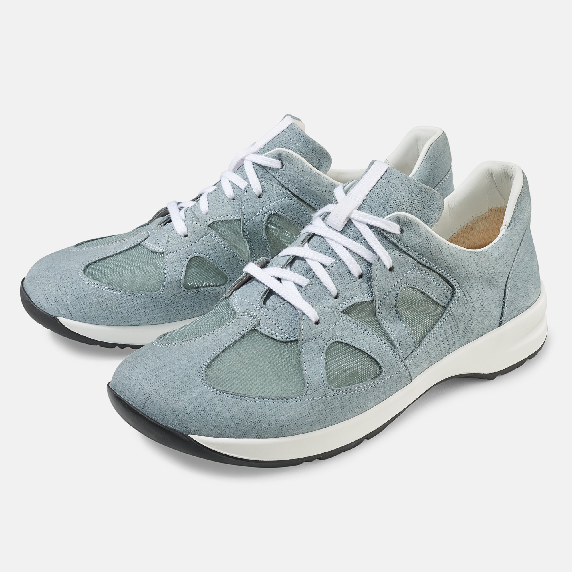 BÄR Schuhe Damenschuhe Kayla in hellblau aus Kalbveloursleder geprägt, Textil - Anlass: Freizeitschuhe (Hauptbild) BÄR Schuhe Damenschuhe Freizeitschuhe Kayla hellblau Kalbveloursleder geprägt, Textil Hauptbild