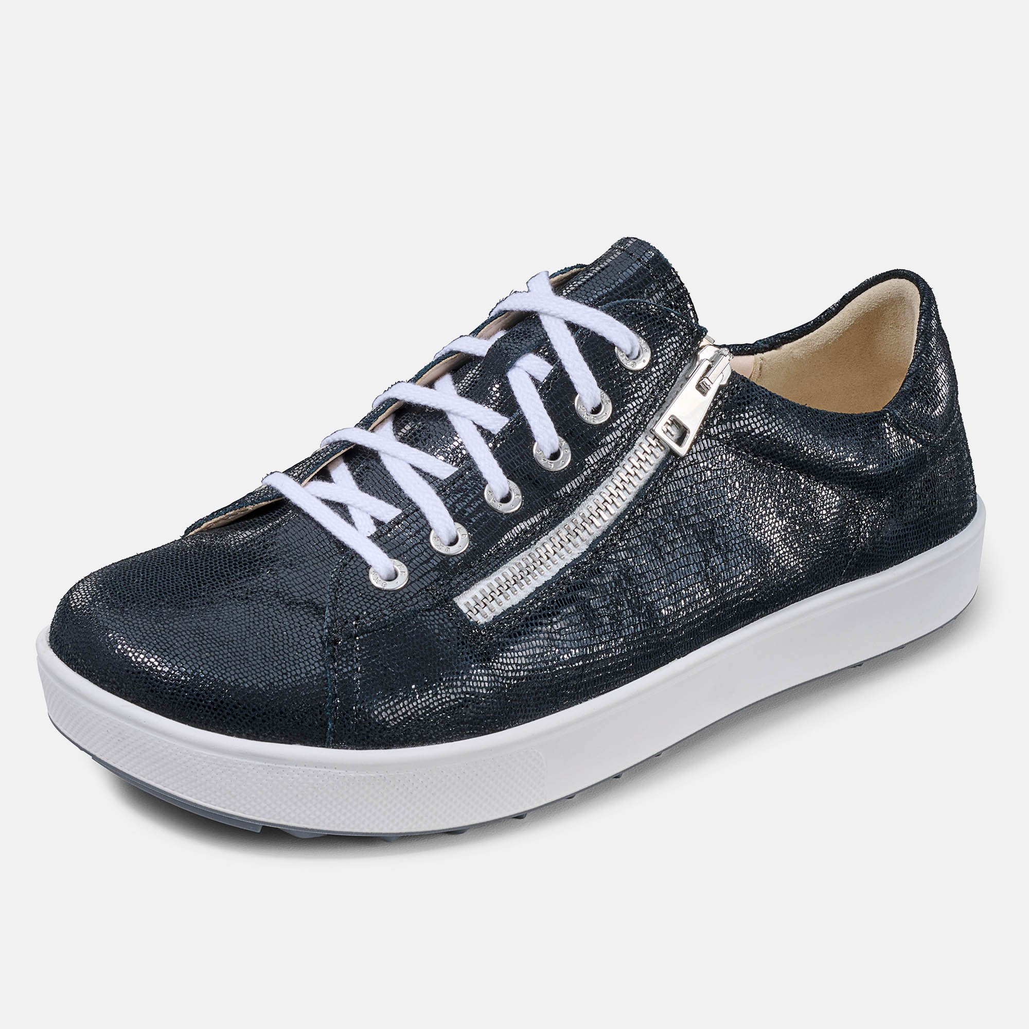 BÄR Schuhe Damenschuhe Freizeitschuhe Margot schwarz Kalbnappaleder foliert Produktbild