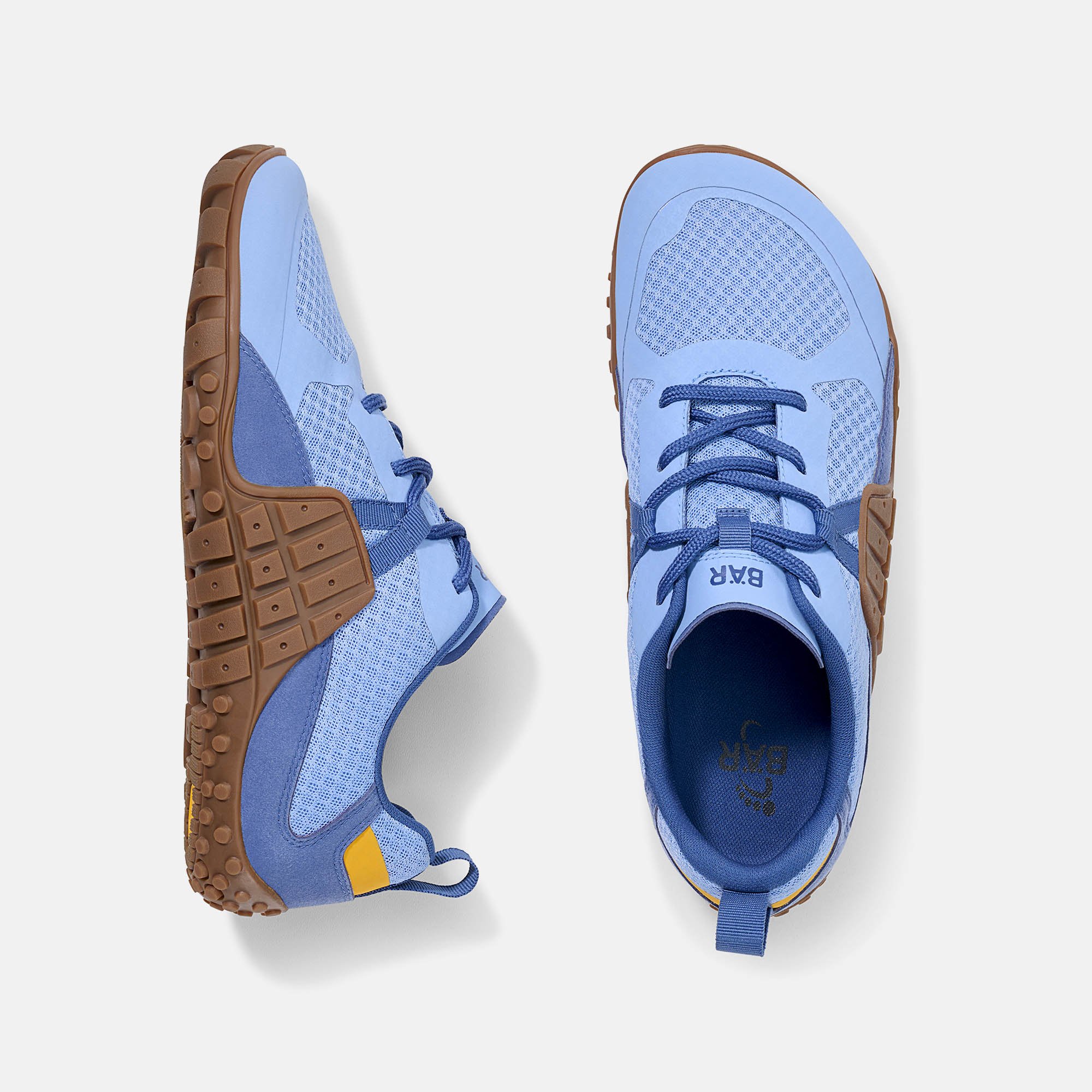 BÄR Schuhe Herrenschuhe Light Flex in blau aus Textil - Anlass: Wanderschuhe (Ansicht von oben) BÄR Schuhe Herrenschuhe Wanderschuhe Light Flex blau Textil Ansicht von oben