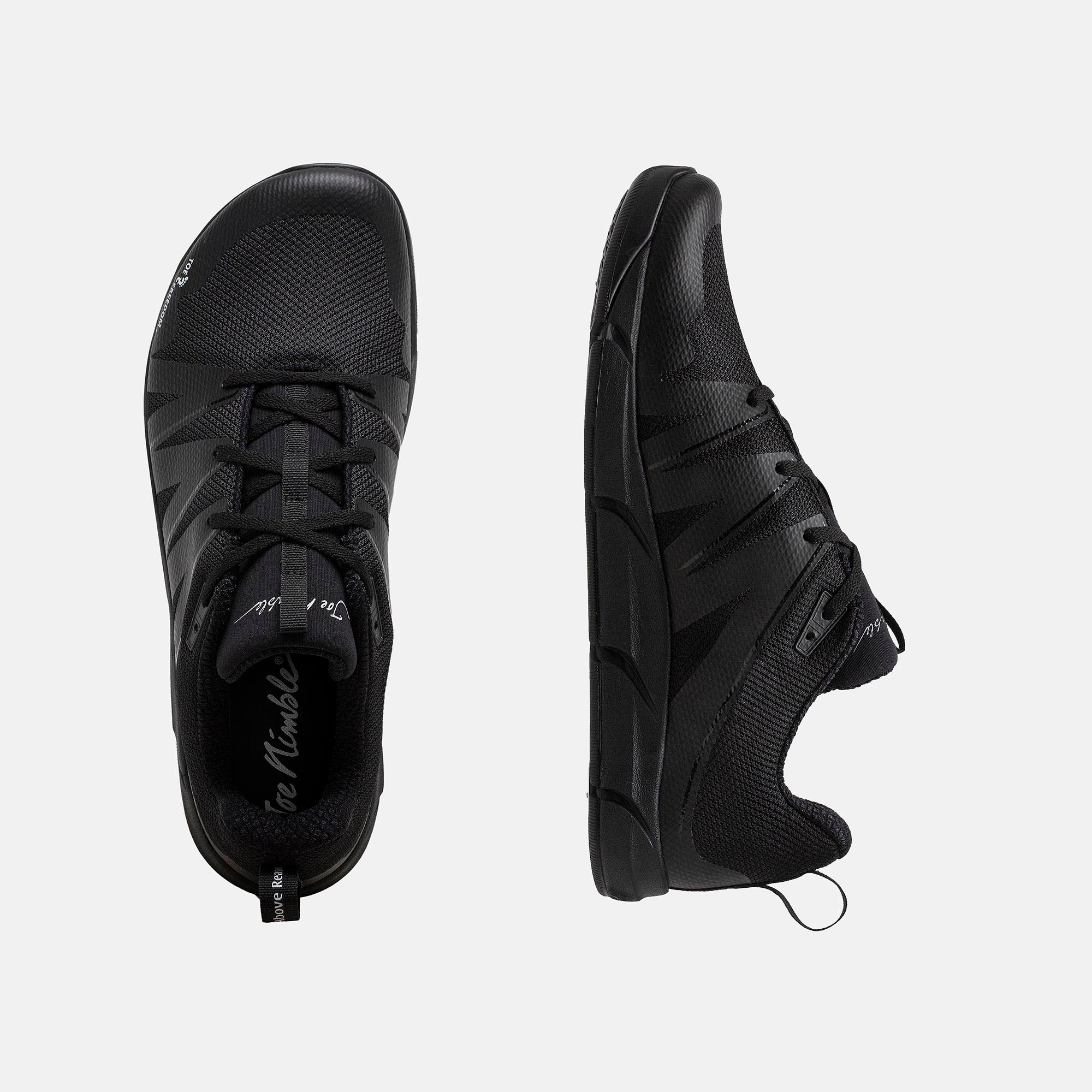 JOENIMBLE Schuhe Damenschuhe Addict in schwarz aus Textil - Anlass: Sport (Ansicht von oben) JOENIMBLE Schuhe Damenschuhe Sport Addict schwarz Textil Ansicht von oben