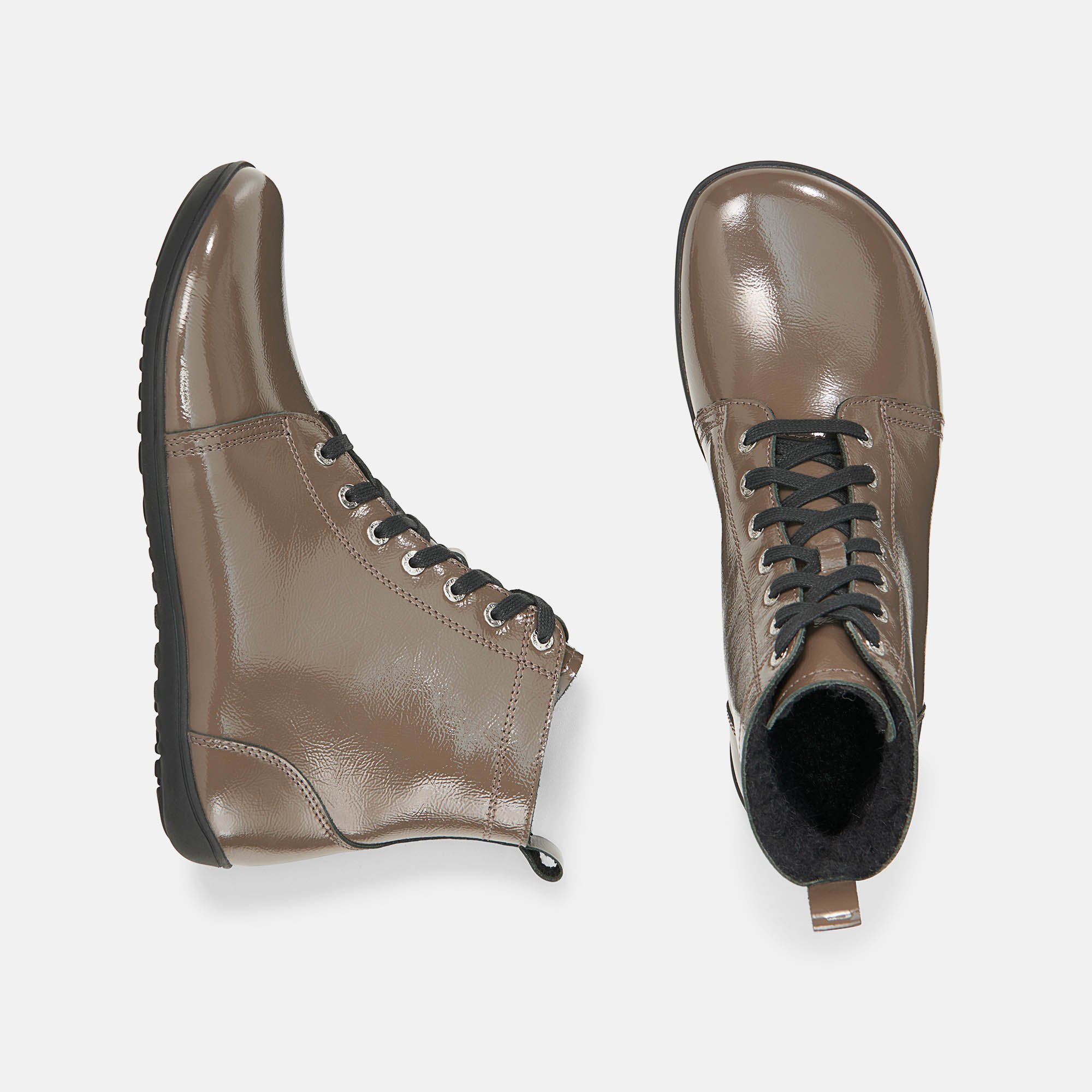 BÄR Schuhe Damenschuhe Julie in taupe aus Kalblackleder - Anlass: Freizeitschuhe (Ansicht von oben) BÄR Schuhe Damenschuhe Freizeitschuhe Julie taupe Kalblackleder Ansicht von oben