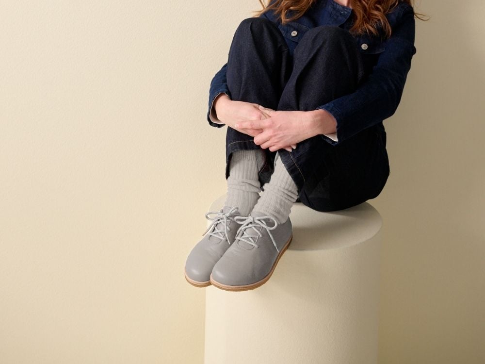 BÄR Schuhe Damenschuhe Freizeitschuhe Carey grau Rindnappaleder Emotionsbild