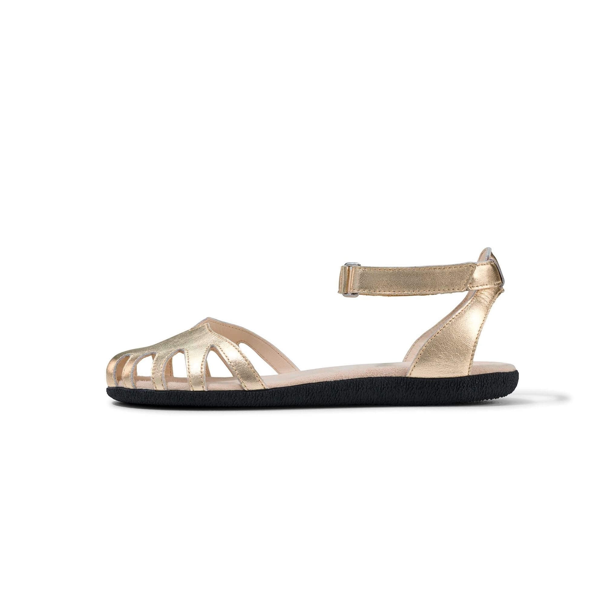 BÄR Schuhe Damenschuhe Sandaletten Alisa gold Lammnappaleder Produktbild