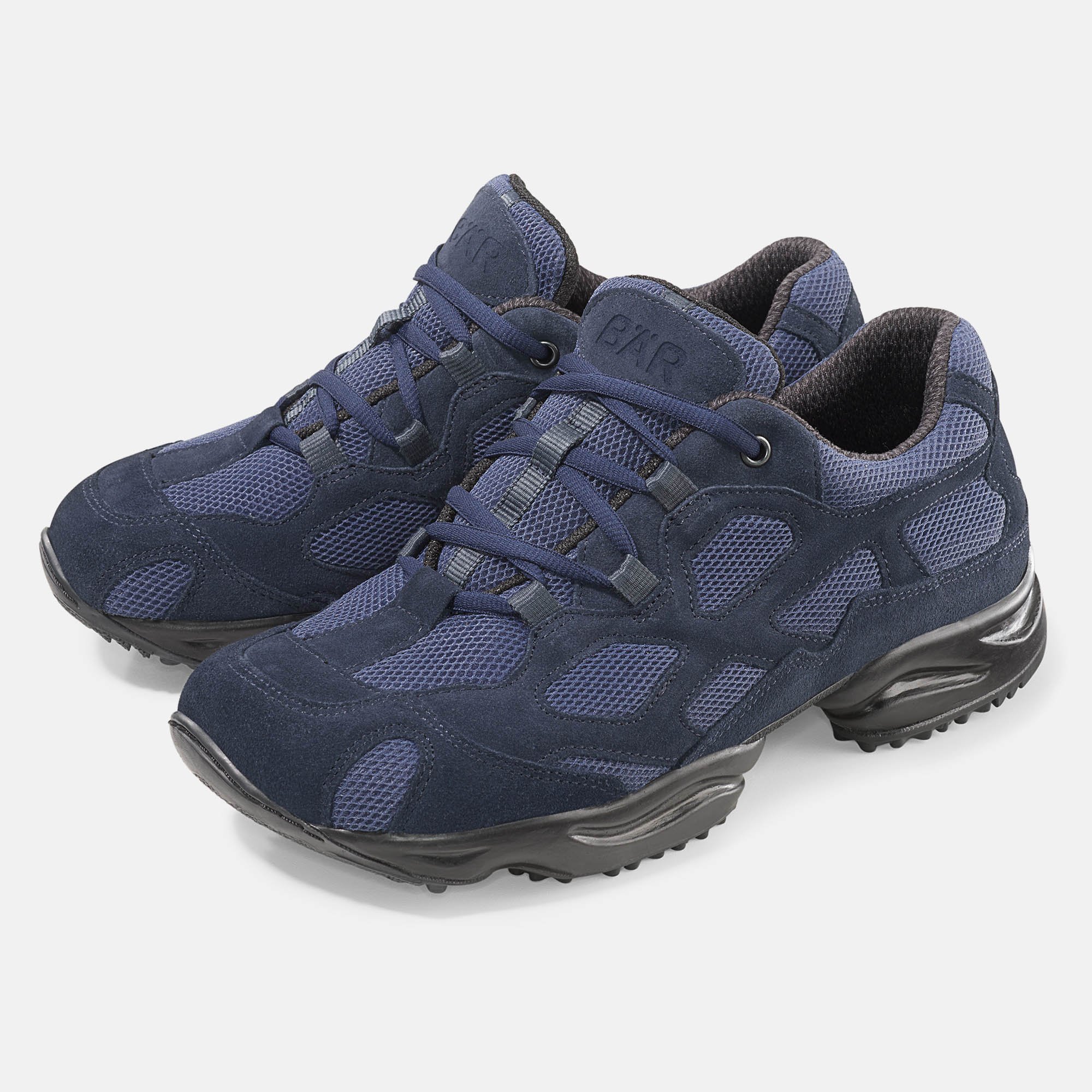 BÄR Schuhe Unisexschuhe High Performance 2.5 in dunkelblau aus Kalbveloursleder, Textil - Anlass: Laufschuhe (Hauptbild) BÄR Schuhe Unisexschuhe Laufschuhe High Performance 2.5 dunkelblau Kalbveloursleder, Textil Hauptbild