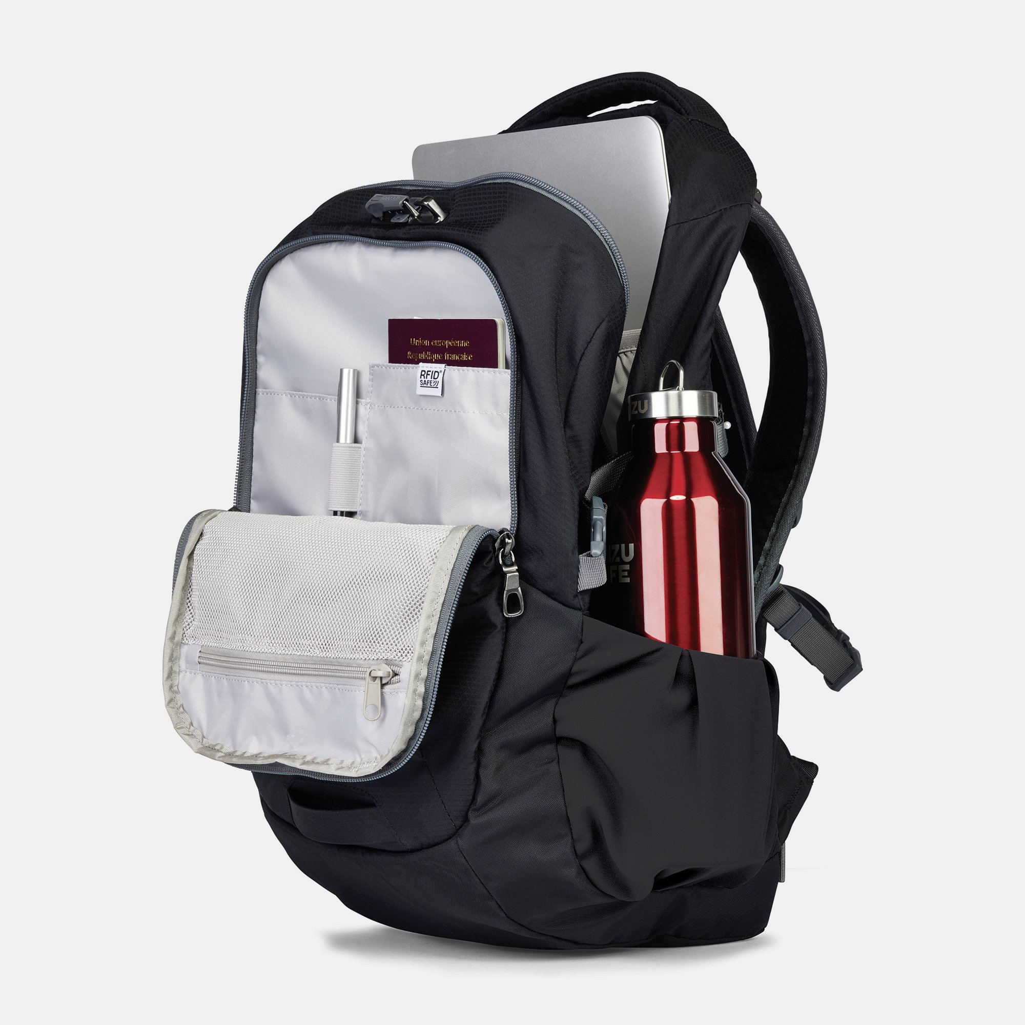 BÄR Schuhe Backpack Venturesafe 25 in schwarz (Ansicht von oben) BÄR Schuhe Backpack Venturesafe 25 schwarz Ansicht von oben