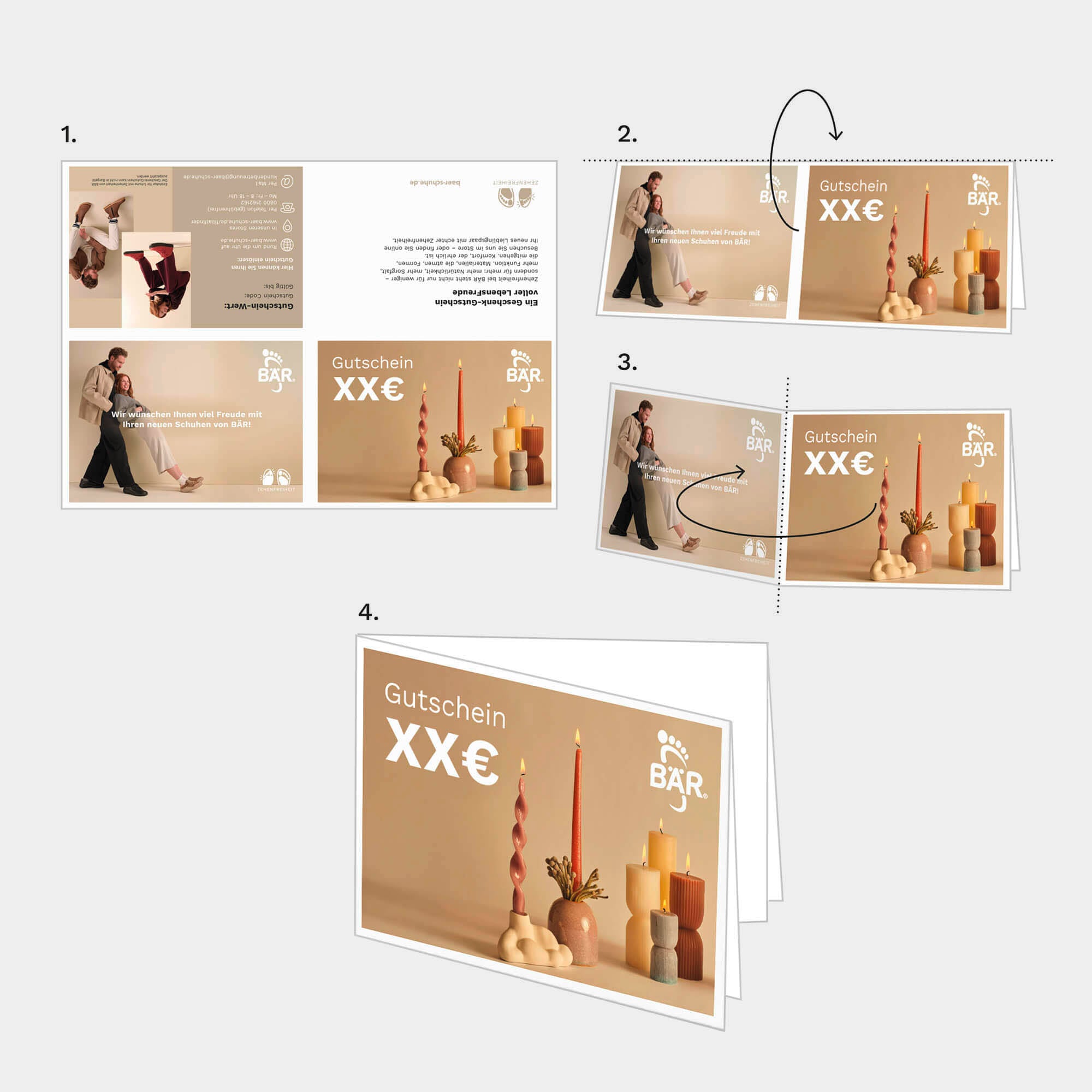 BÄR Schuhe Digitaler Geschenkgutschein 200 EUR weiß Produktbild