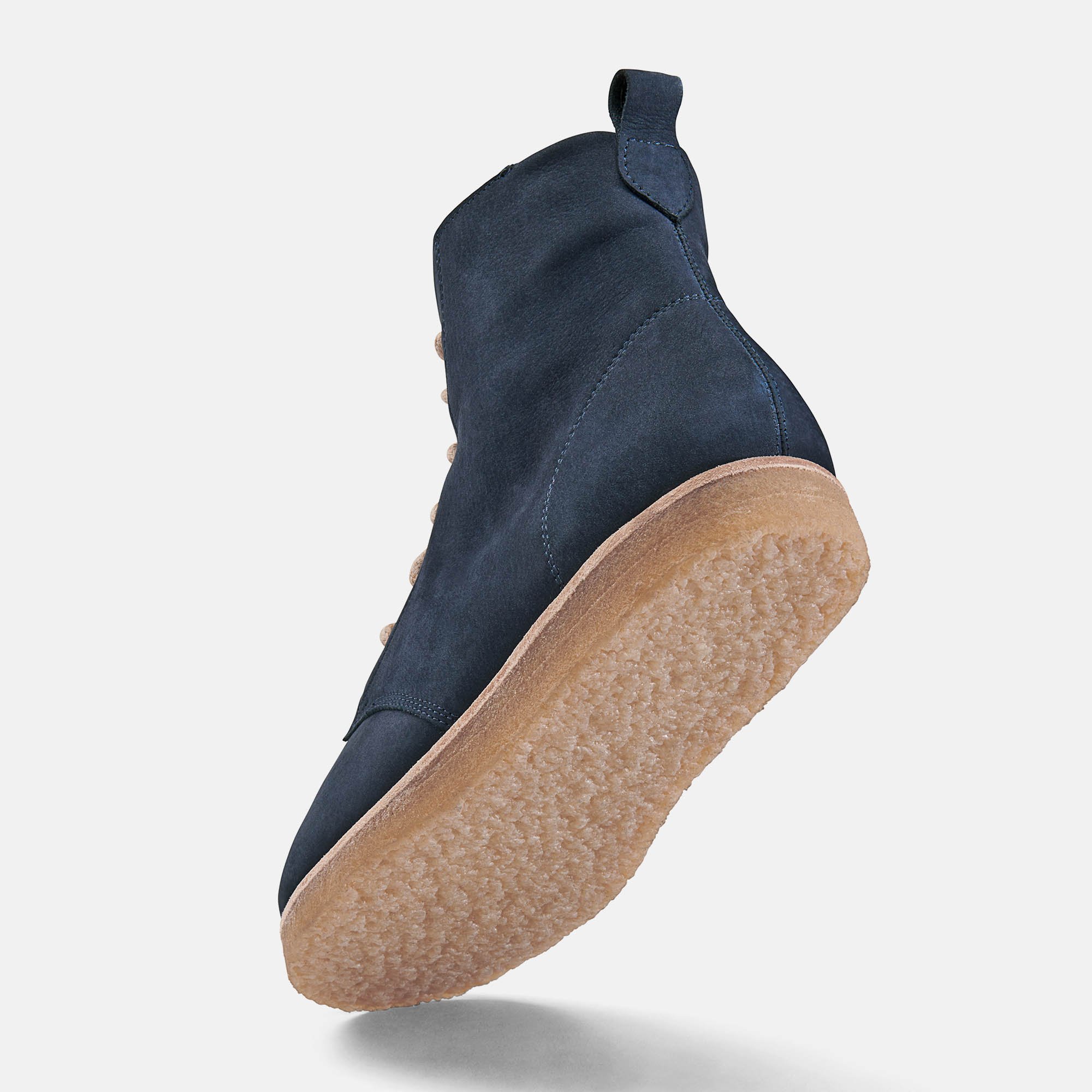 BÄR Schuhe Damenschuhe Freizeitschuhe Shay dunkelblau Rindnubukleder Seitenansicht