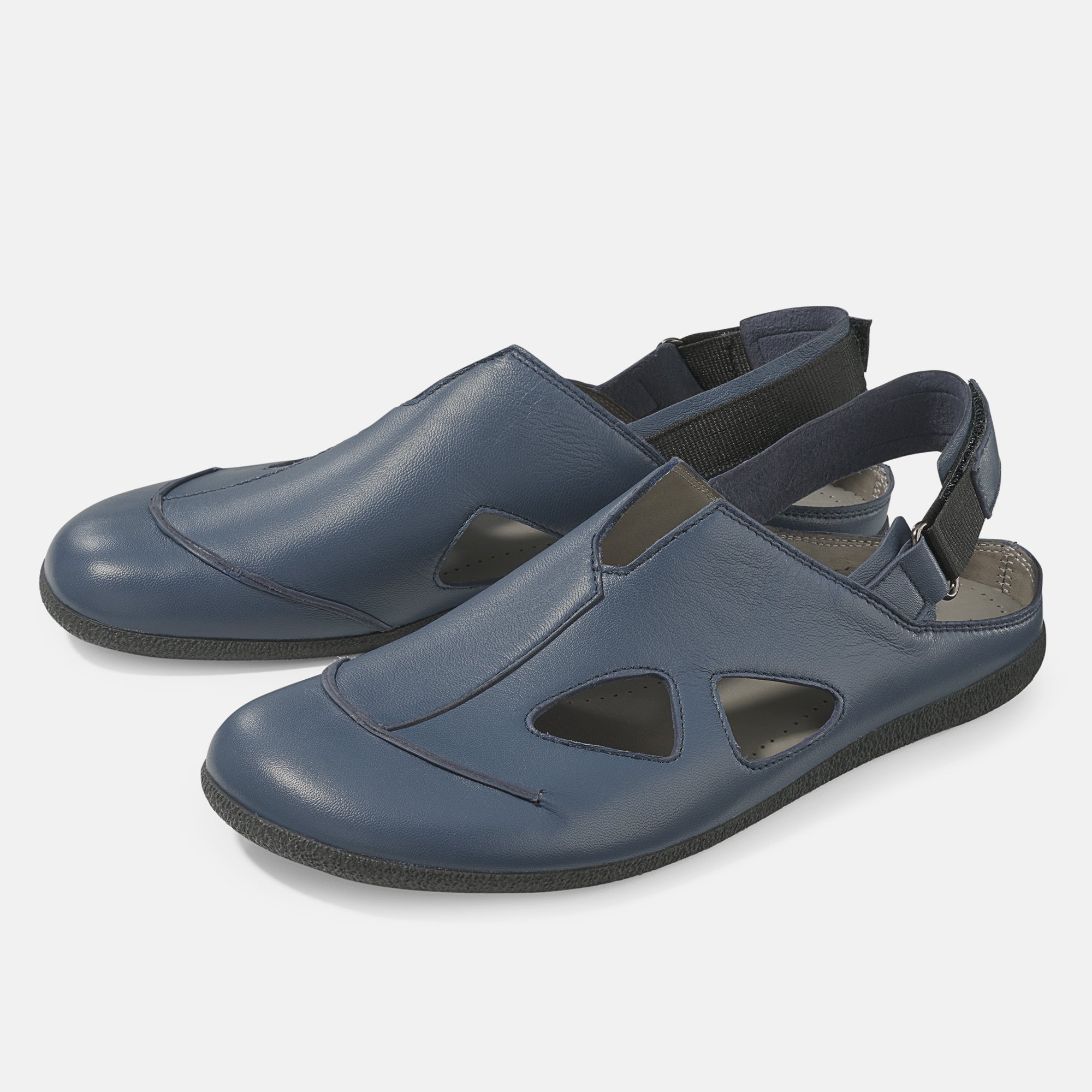 BÄR Schuhe Damenschuhe Lou in jeans aus Lammnappaleder - Anlass: Sandaletten (Hauptbild) BÄR Schuhe Damenschuhe Sandaletten Lou jeans Lammnappaleder Hauptbild