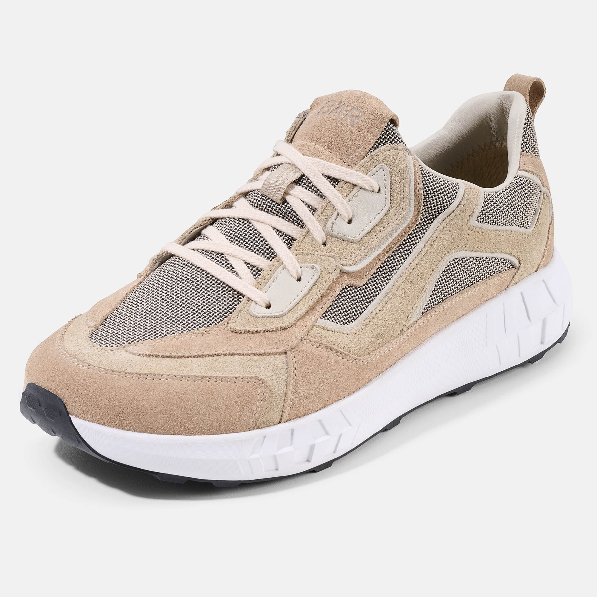 BÄR Schuhe Unisexschuhe Freizeitschuhe Metro Flow beige Kalbveloursleder, Textil Produktbild