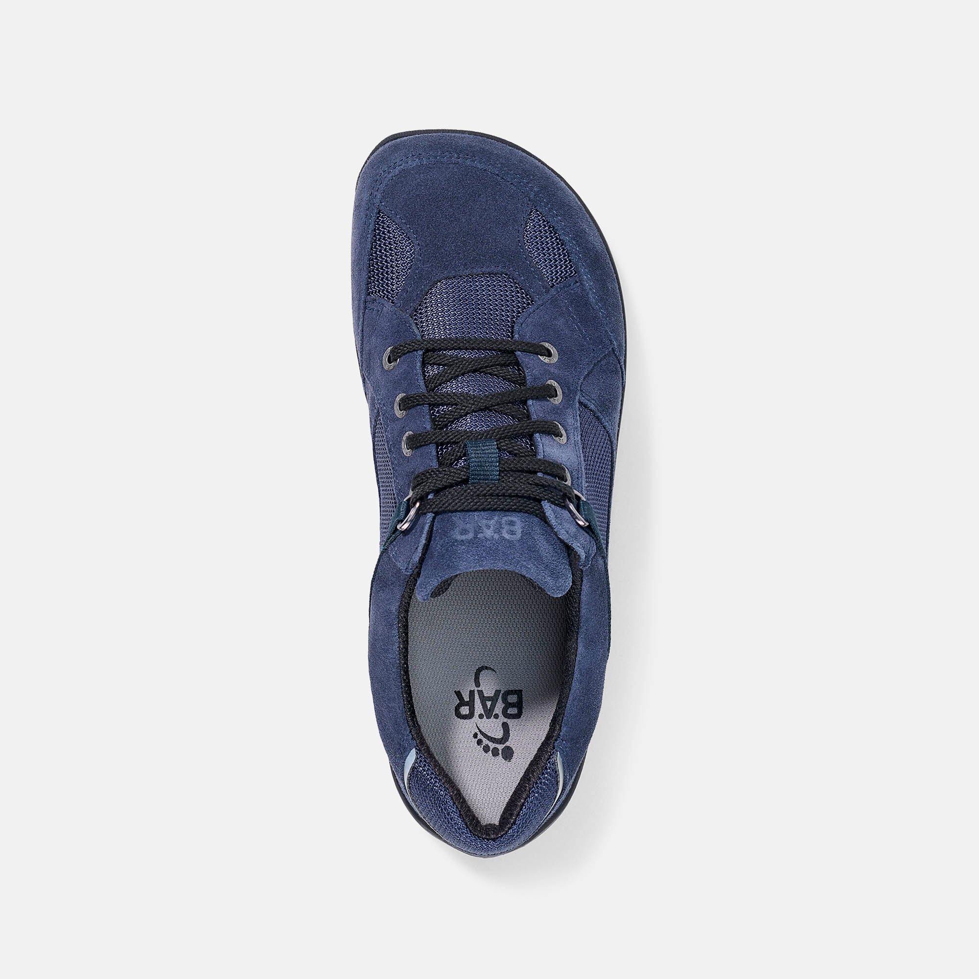 BÄR Schuhe Unisexschuhe Wanderschuhe TransEuropa 2.0 dunkelblau Rindveloursleder wasserabweisend, Textil Ansicht von oben