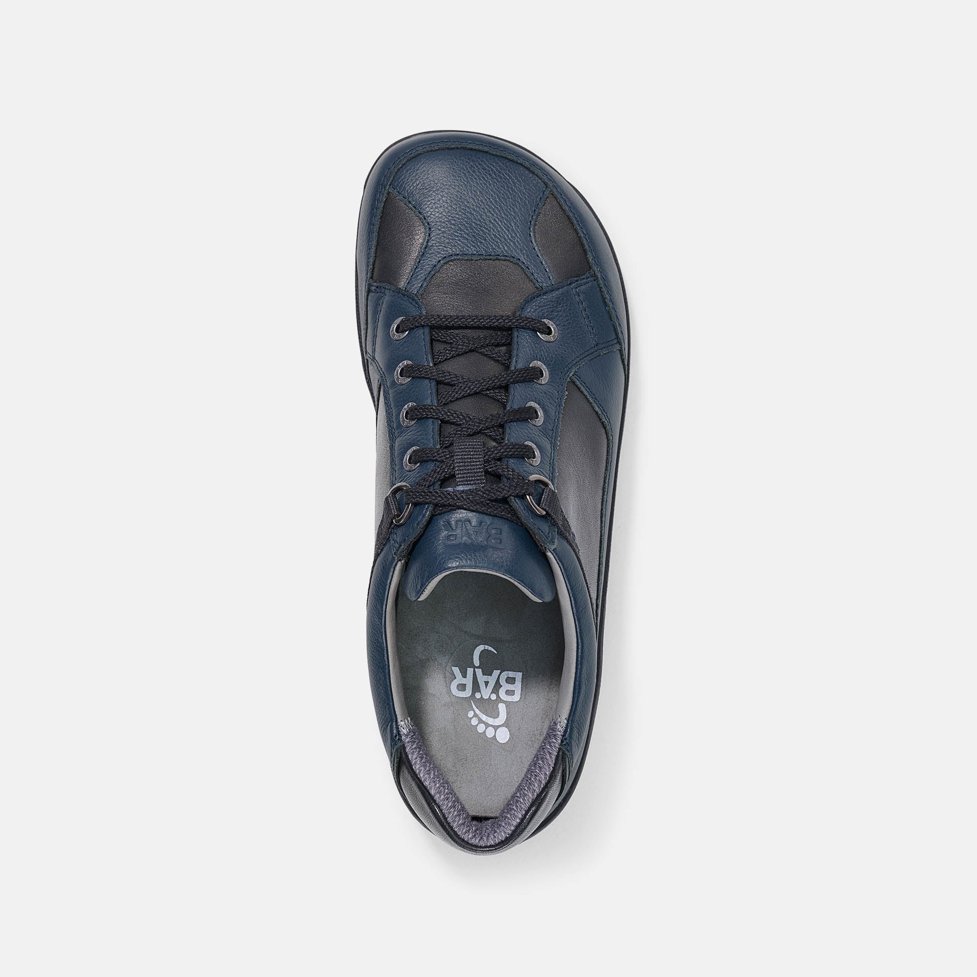 BÄR Schuhe Unisexschuhe Wanderschuhe TE-Trekking 2.0 blau/schwarz Ansicht von oben