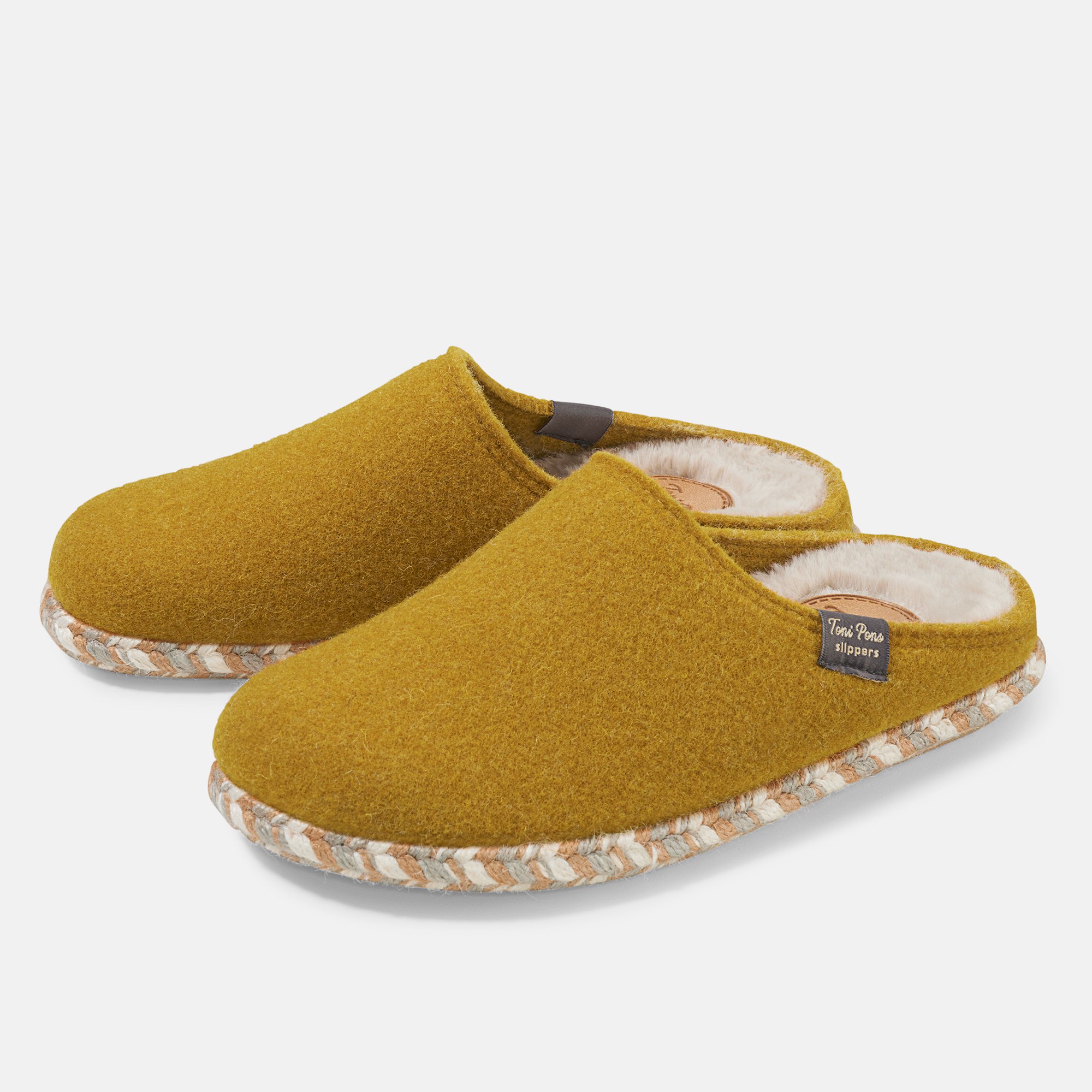 BÄR Schuhe Damenschuhe Mel in ocker aus Polyester - Anlass: Hausschuhe (Hauptbild) BÄR Schuhe Damenschuhe Hausschuhe Mel ocker Polyester Hauptbild