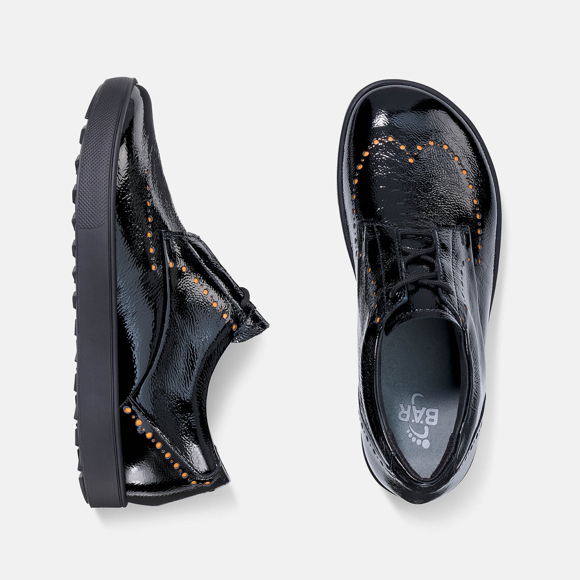 BÄR Schuhe Herrenschuhe Henrik in schwarz aus Kalblackleder - Anlass: Businessschuhe (Ansicht von oben) BÄR Schuhe Herrenschuhe Businessschuhe Henrik schwarz Kalblackleder Ansicht von oben