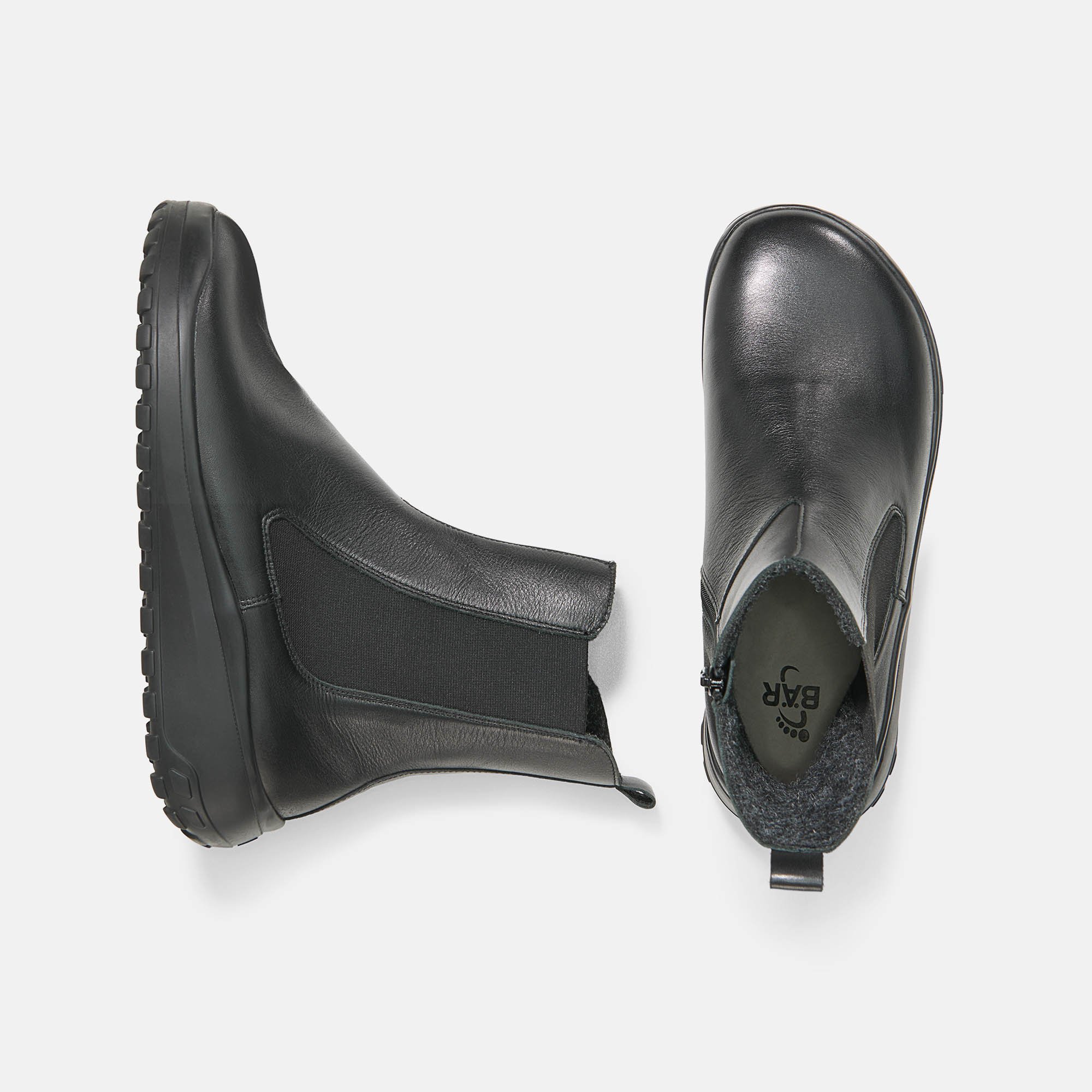BÄR Schuhe Damenschuhe Mabel in schwarz aus Kalbnappaleder - Anlass: Freizeitschuhe (Ansicht von oben) BÄR Schuhe Damenschuhe Freizeitschuhe Mabel schwarz Kalbnappaleder Ansicht von oben