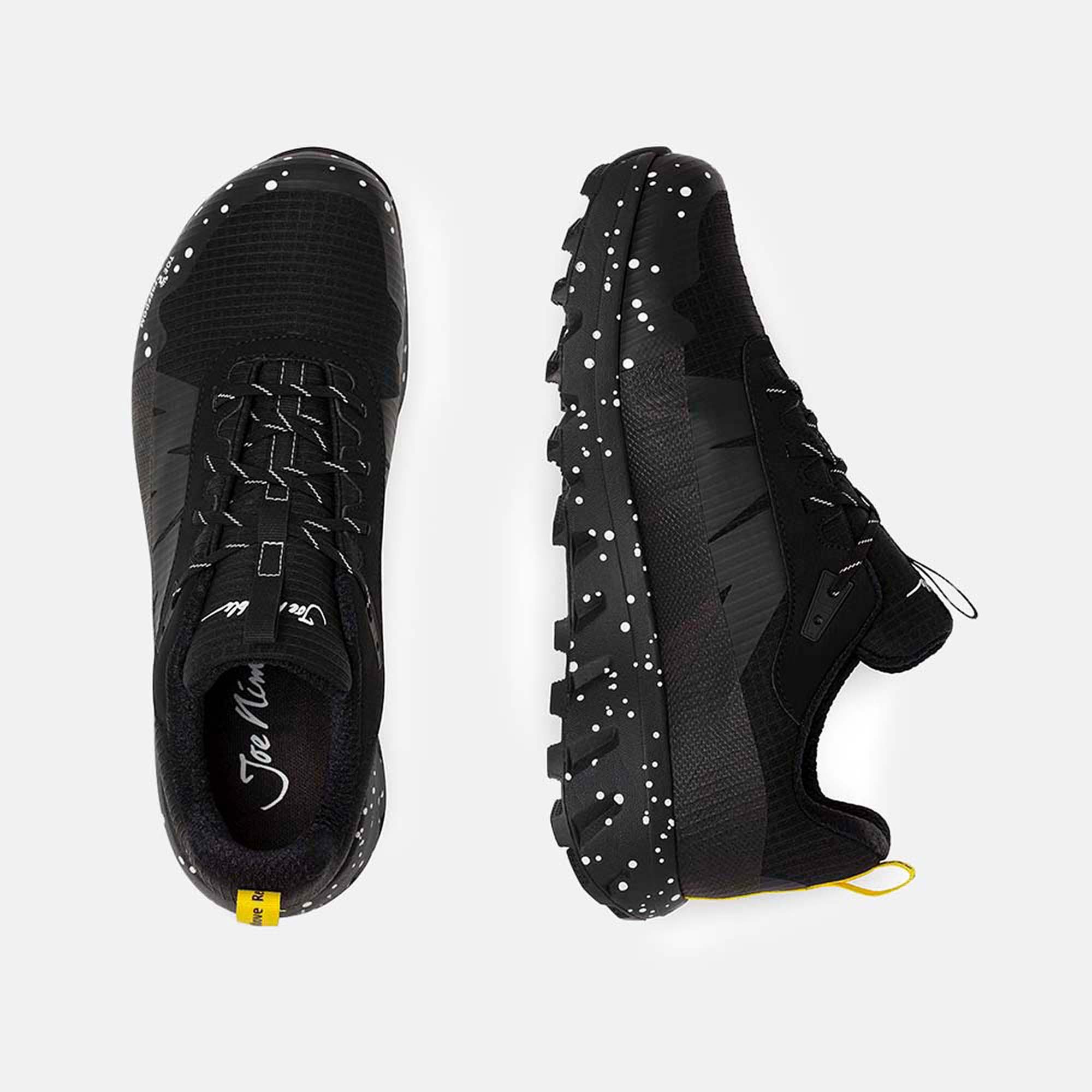 JOENIMBLE Schuhe Herrenschuhe Explore Addict in schwarz aus Textil - Anlass: Wanderschuhe (Ansicht von oben) JOENIMBLE Schuhe Herrenschuhe Wanderschuhe Explore Addict schwarz Textil Ansicht von oben