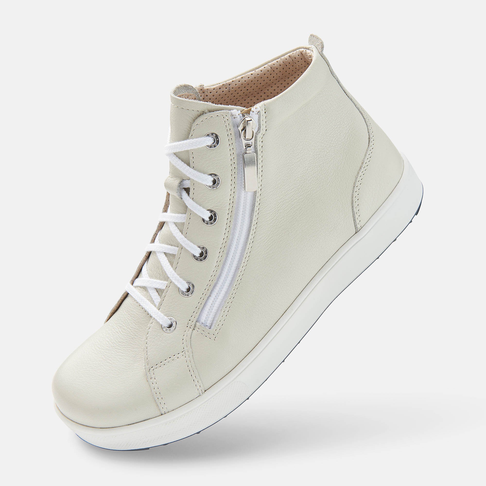 BÄR Schuhe Damenschuhe Anja in offwhite aus Rindnappaleder - Anlass: Freizeitschuhe (Produktbild) BÄR Schuhe Damenschuhe Freizeitschuhe Anja offwhite Rindnappaleder Produktbild