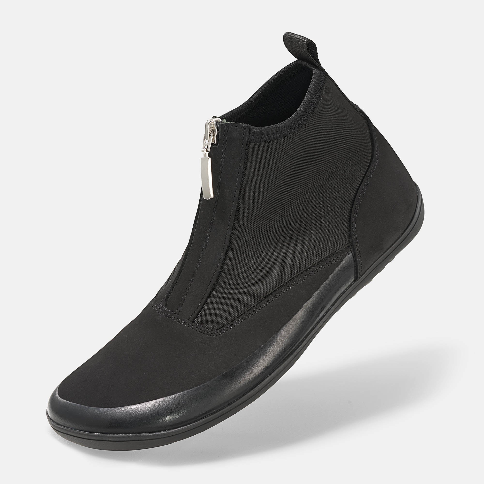 BÄR Schuhe Damenschuhe Willow in schwarz aus Kalbnubukleder, Neopren - Anlass: Freizeitschuhe (Produktbild) BÄR Schuhe Damenschuhe Freizeitschuhe Willow schwarz Kalbnubukleder, Neopren Produktbild