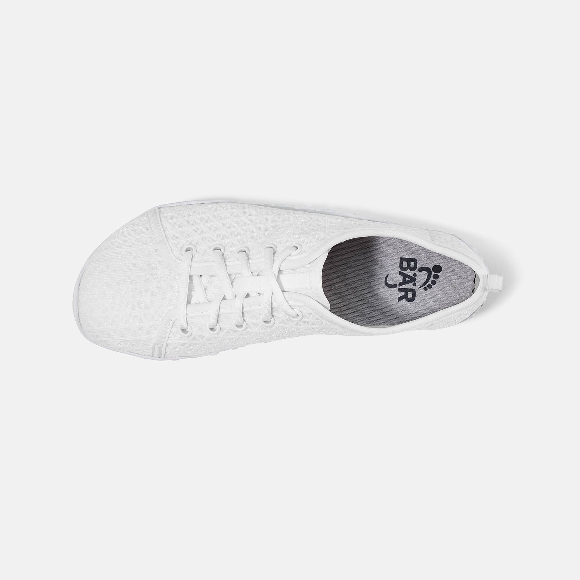 BÄR Schuhe Damenschuhe Judy in weiß aus Textil mesh - Anlass: Alltag (Ansicht von oben) BÄR Schuhe Damenschuhe Alltag Judy weiß Textil mesh Ansicht von oben