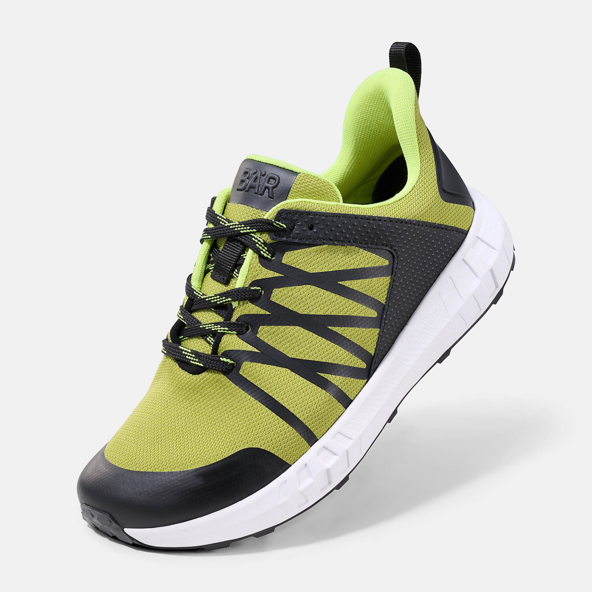 BÄR Schuhe Unisexschuhe Flow Motion in limette aus Textil - Anlass: Sport (Produktbild) BÄR Schuhe Unisexschuhe Sport Flow Motion limette Textil Produktbild