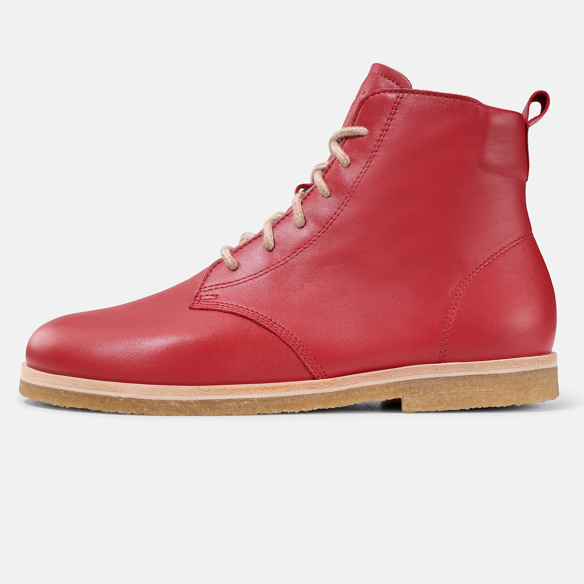 BÄR Schuhe Damenschuhe Freizeitschuhe Shay rot Kalbnappaleder wasserabweisend Produktbild