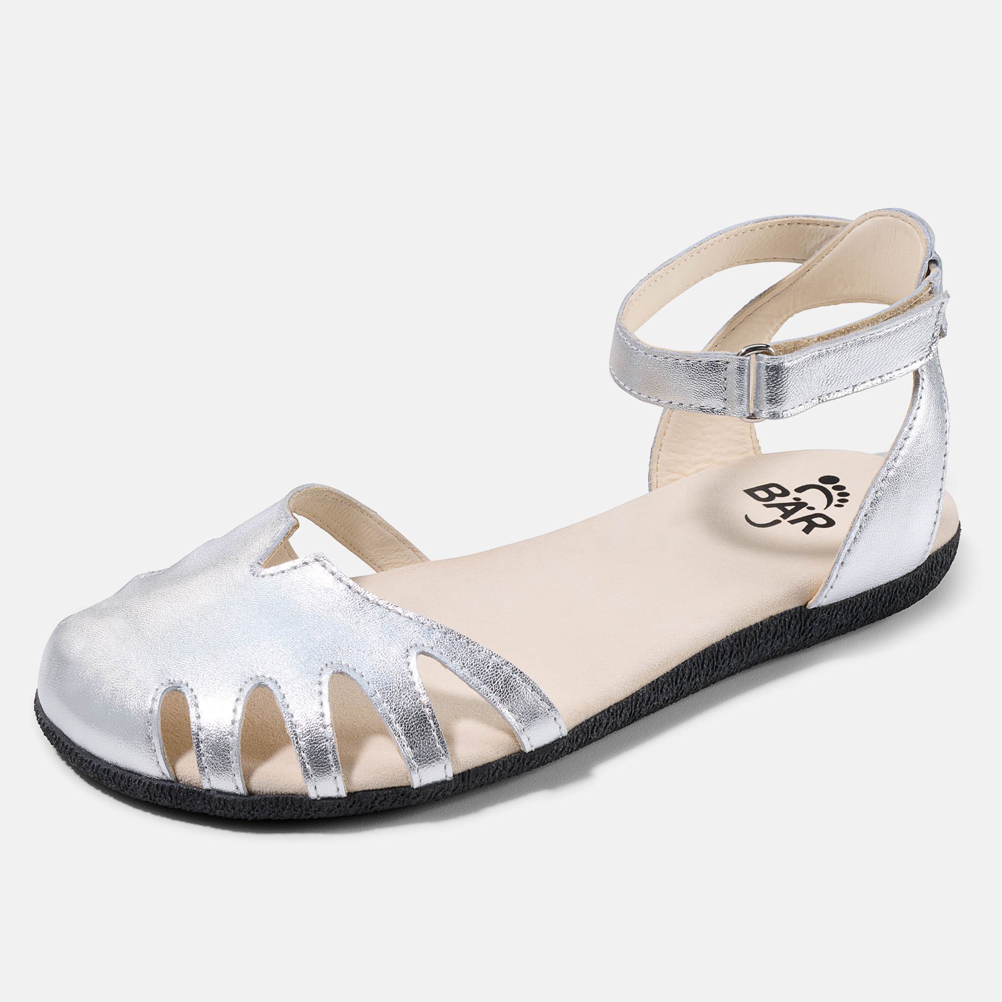 BÄR Schuhe Damenschuhe Alisa in silber aus Lammnappaleder - Anlass: Freizeitschuhe (Produktbild) BÄR Schuhe Damenschuhe Freizeitschuhe Alisa silber Lammnappaleder Produktbild